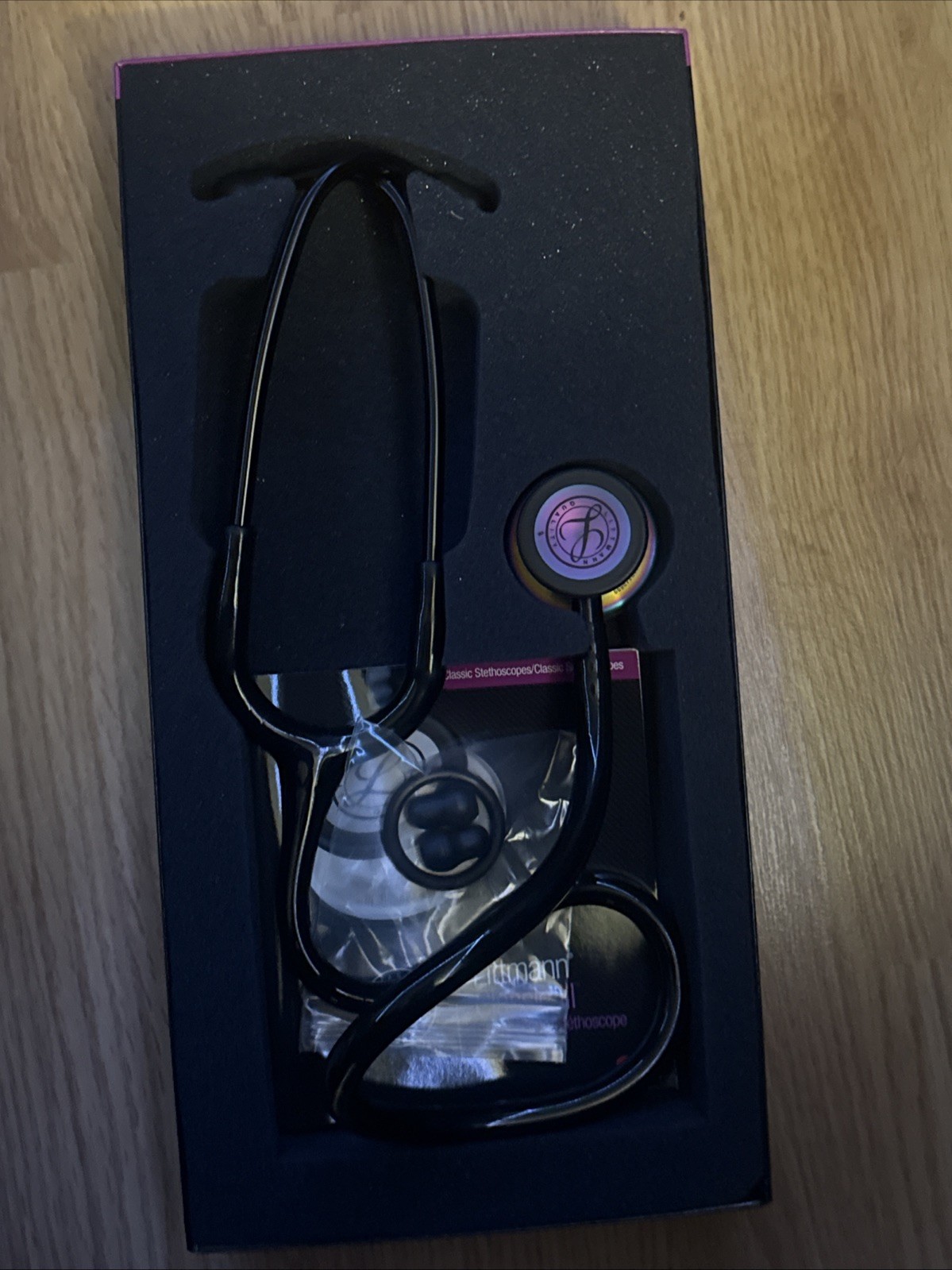 Littmann 5870 Classic III Monitoring Stethoscope – Black Rainbow Finish