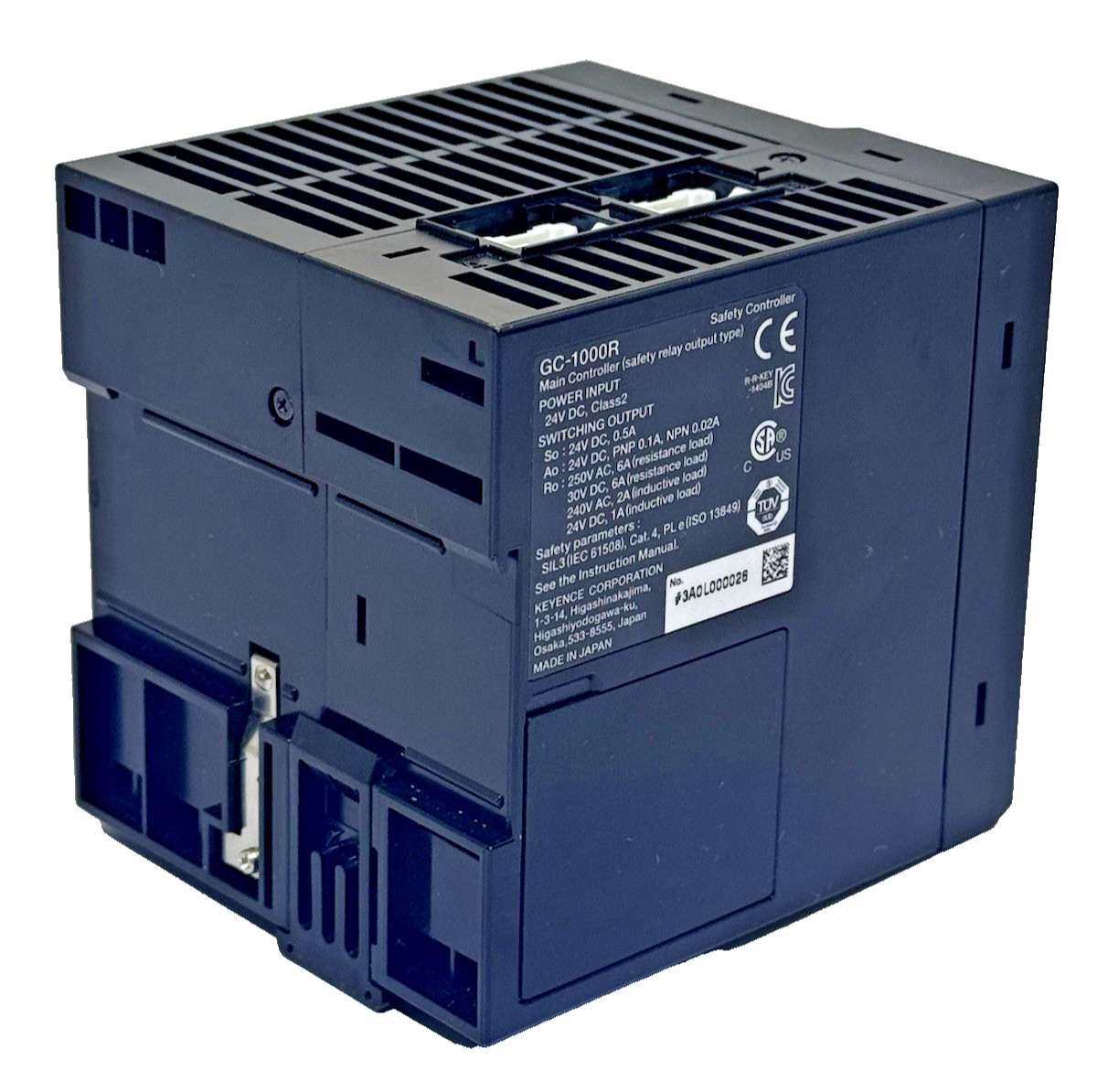Keyence GC-1000R Safety Controller Main Controller Safety Relay Output Type DIN