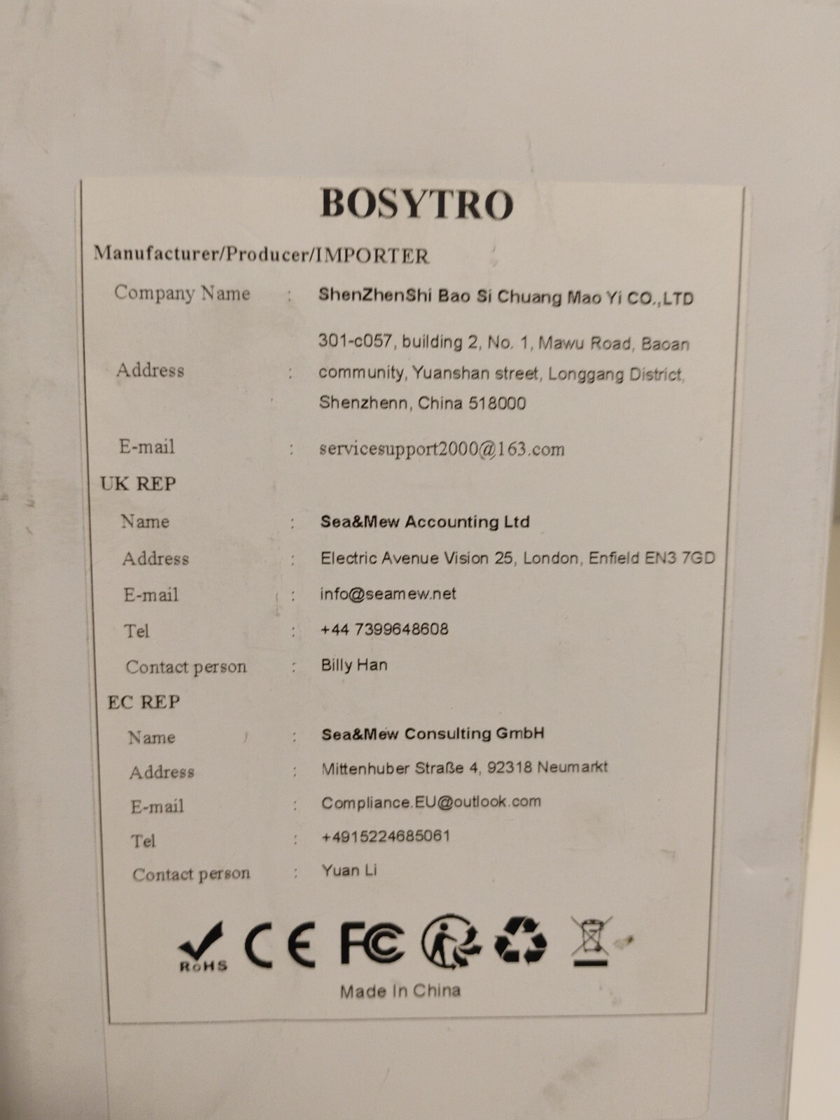 Bosytro Power Supply 36-480W Input: AC110V/220V Output DC36V
