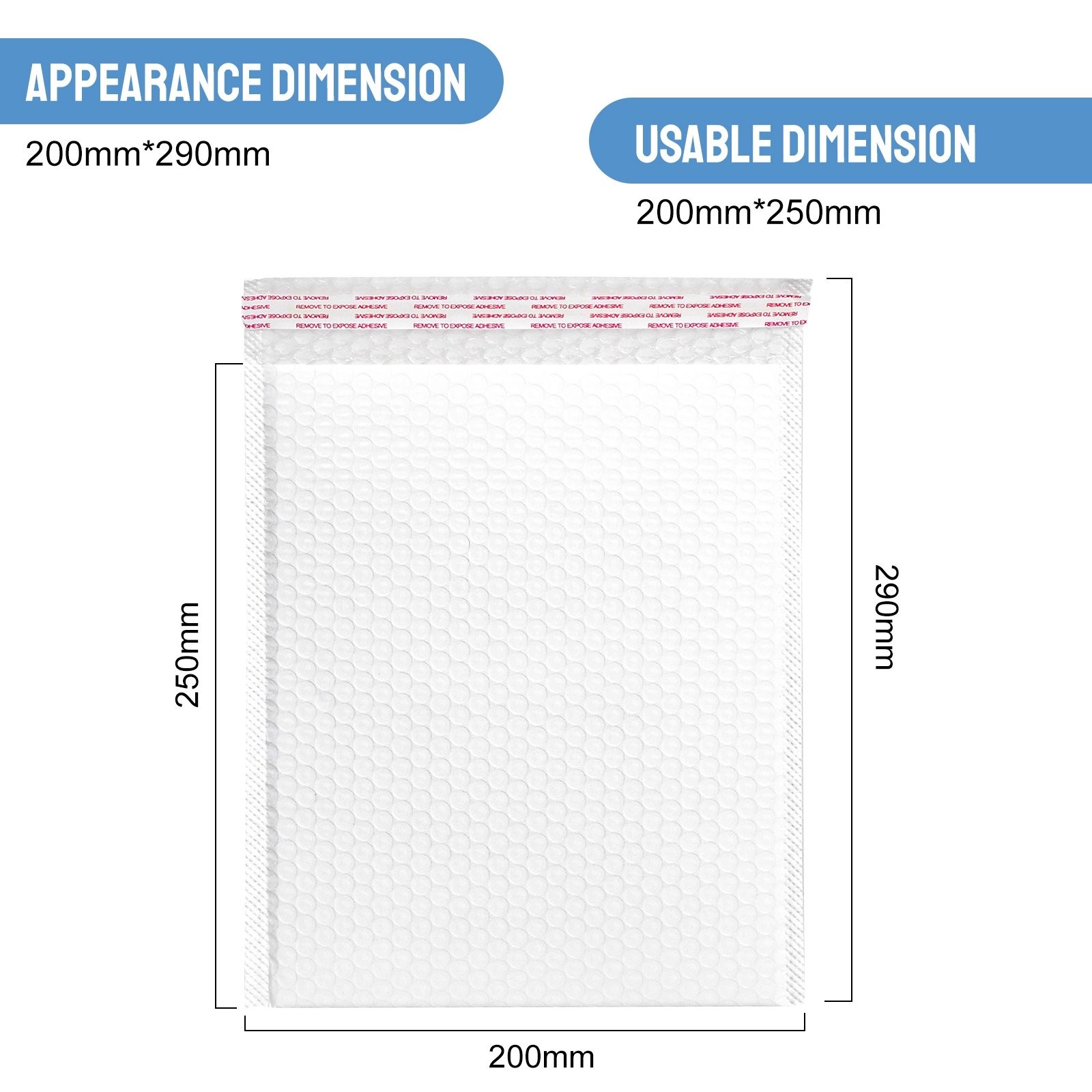 7″x9″/9.8″x11.8″/7.8″x9.8″ Poly Bubble Mailers Padded Envelopes Shipping Bags