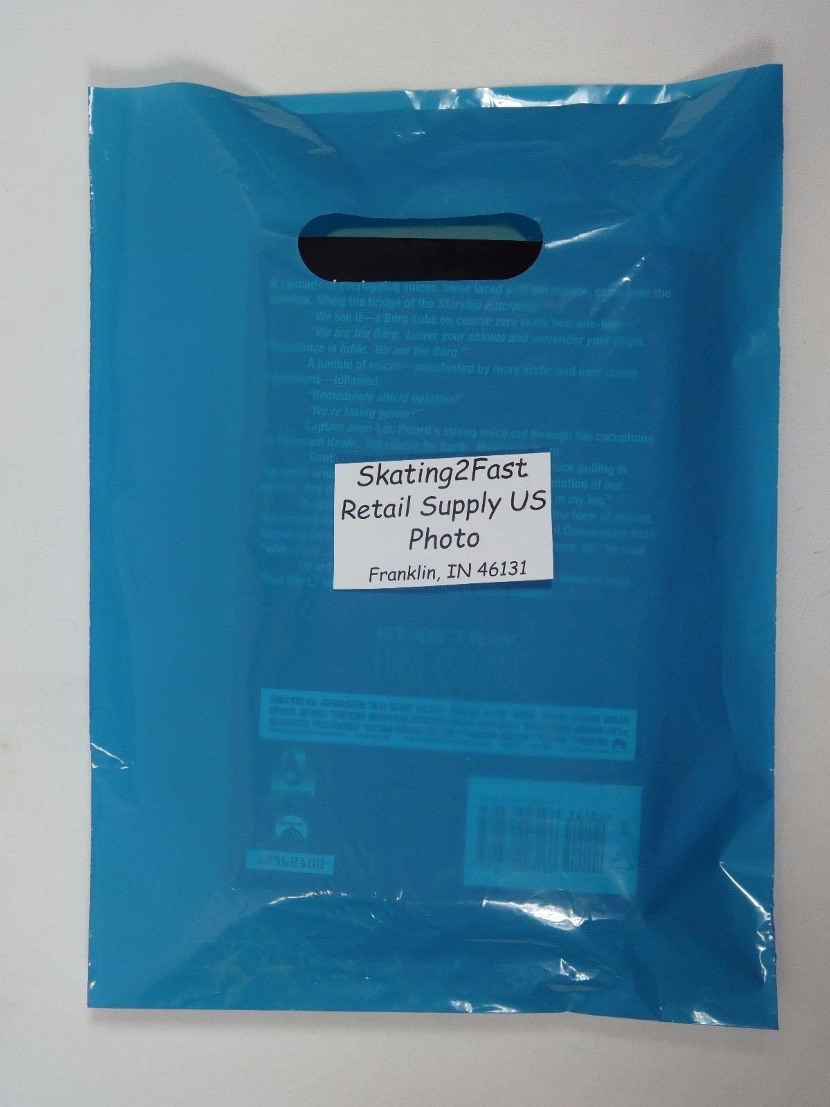 500 Qty. 9 x 12 Teal Glossy Low Density Merchandise Bag Retail Shopping Bags