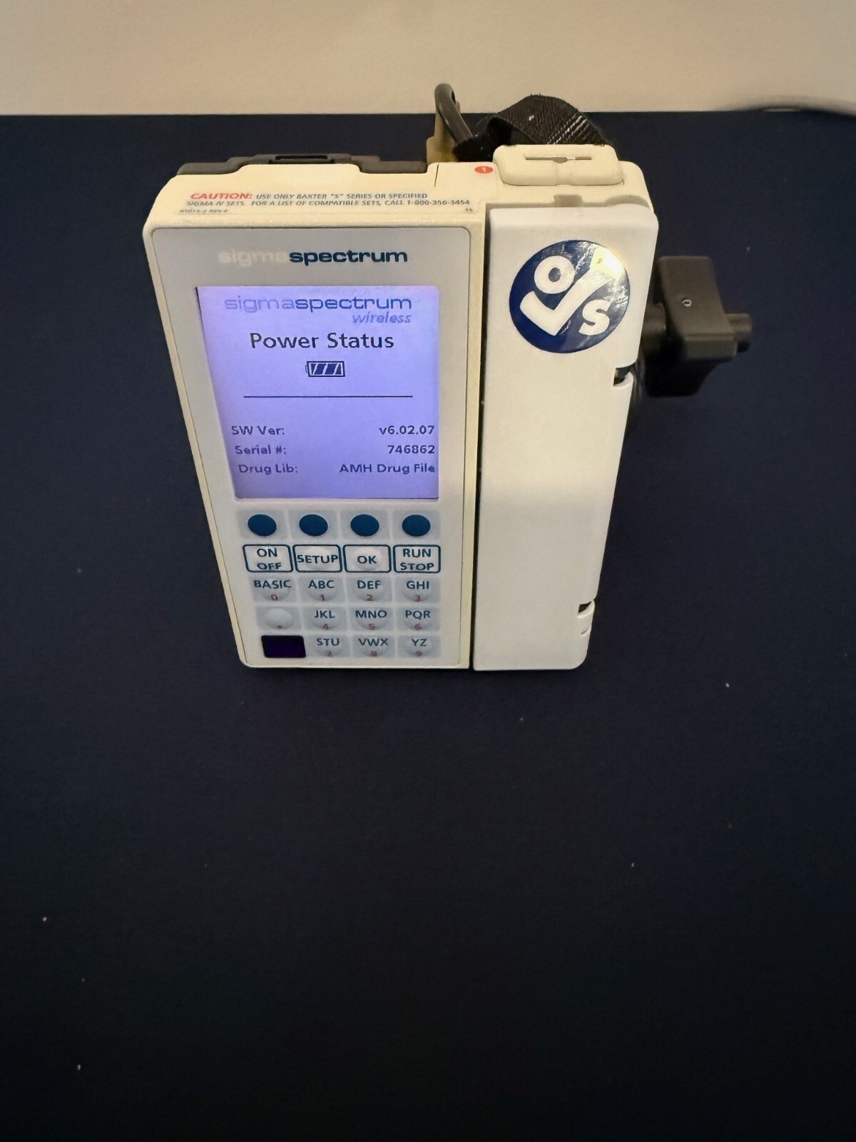 Baxter Sigma Spectrum IV Pump 6.02.07 / Biomed-Certified With New Battery
