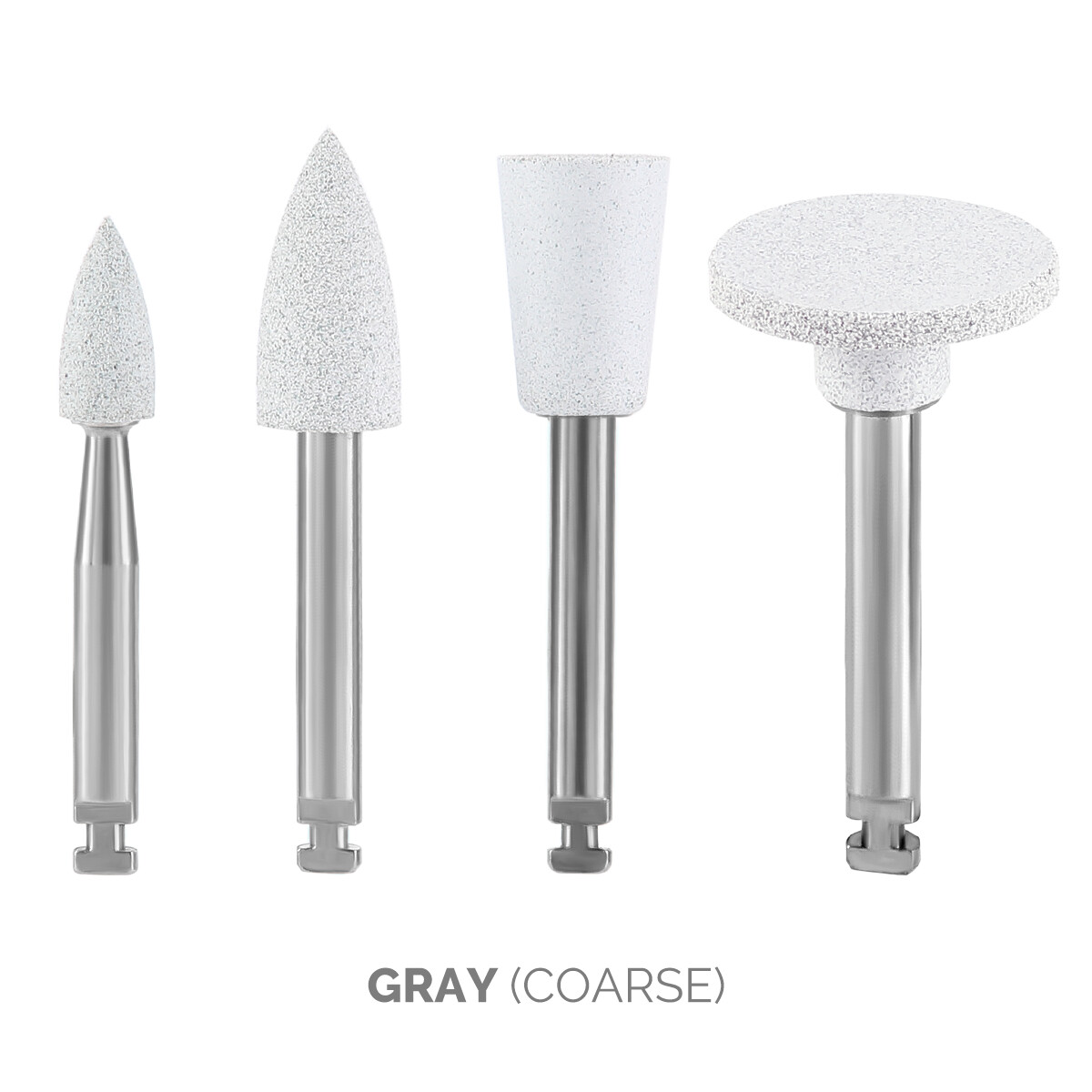 Dental RA Latch Type Composite Polishing Burs Brush Silicone Rubber with Diamond