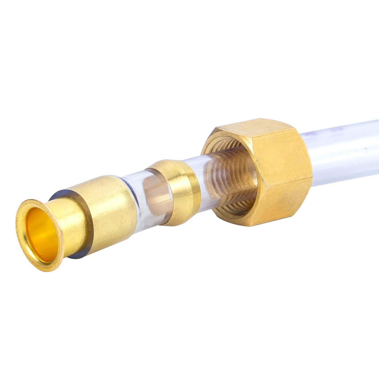 Breezliy Compression Fittings 230pcs 6 Sizes Sleeves Ferrules, Insert, Brass