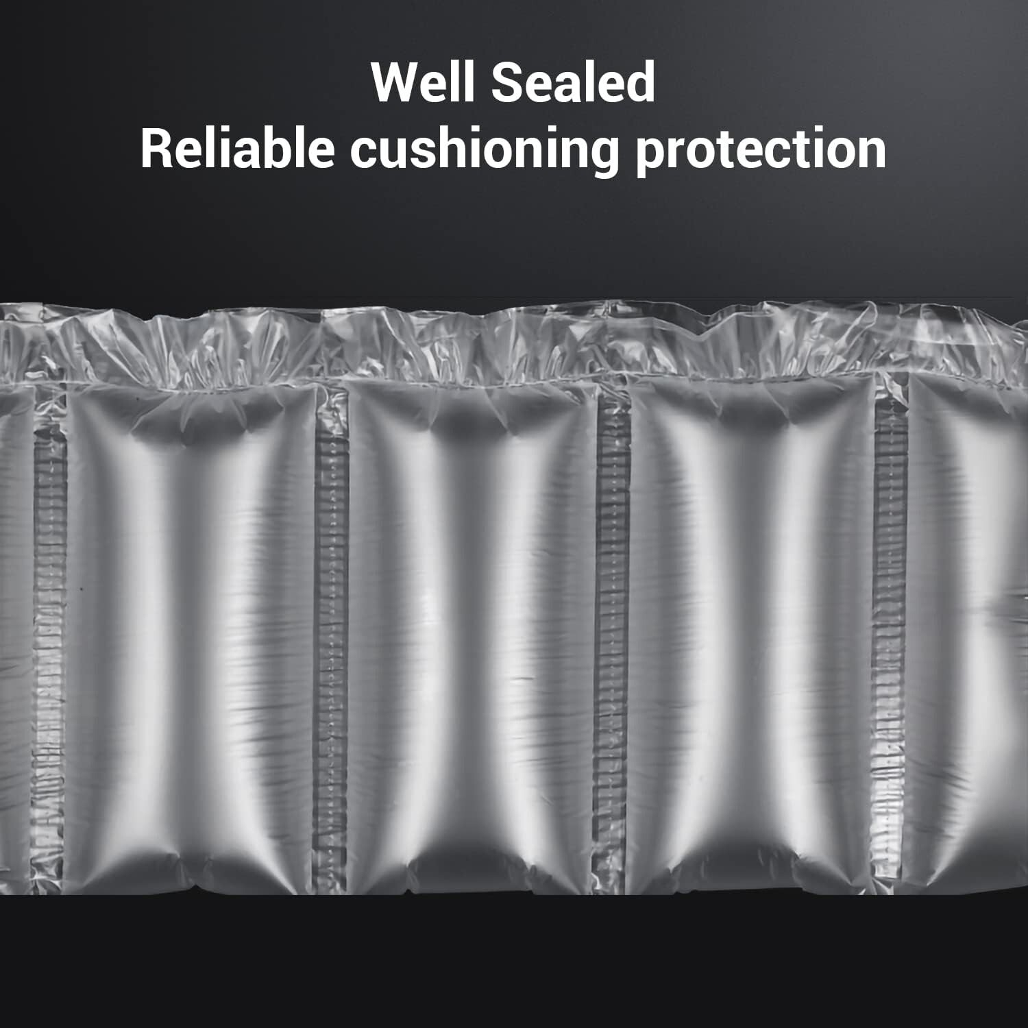 Air Pillow Film Bubble Cushion Roll Wrap Packaging 3000pc 984ft x 4″ x 8″