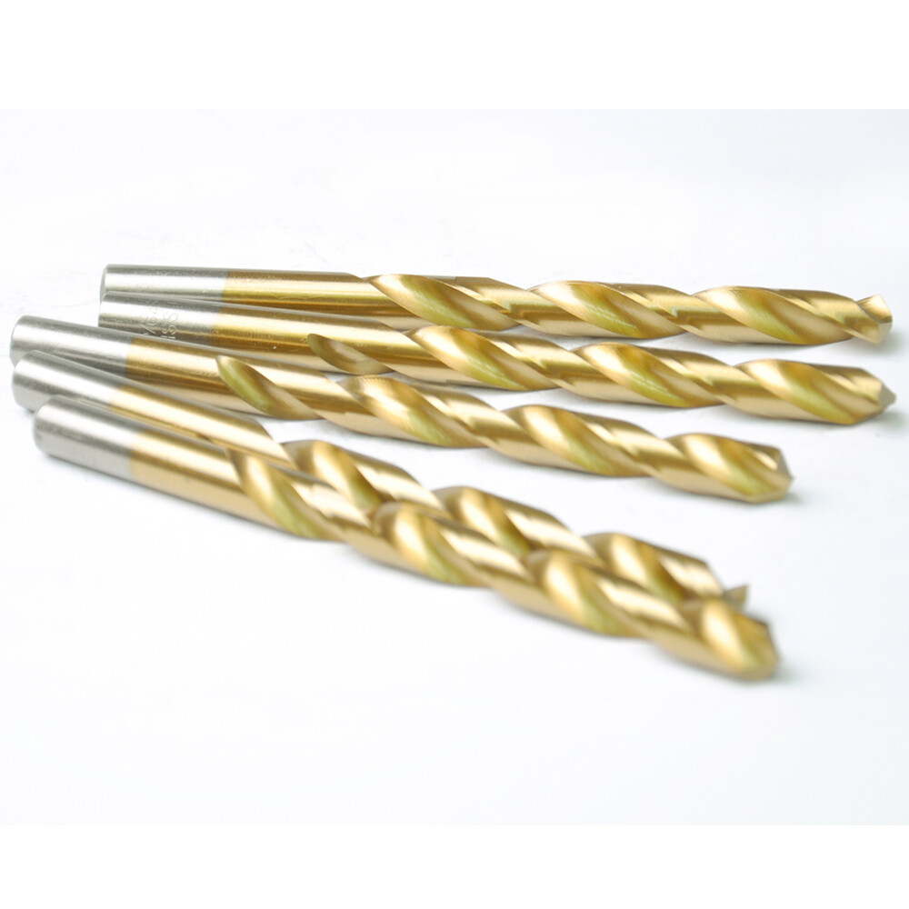 Drillforce 20PCS 3/16″ Titanium Drill Bits Set HSS Jobber Metal Wood Drill Bit