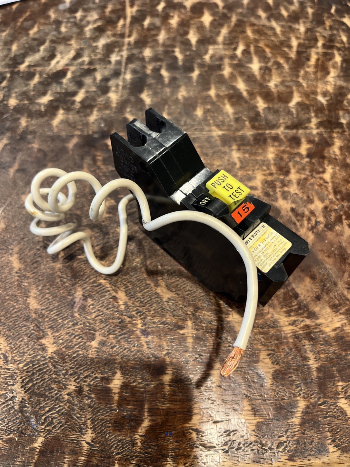 STAB LOK Ground Fault Circuit Breaker 15A 1 Pole 120v