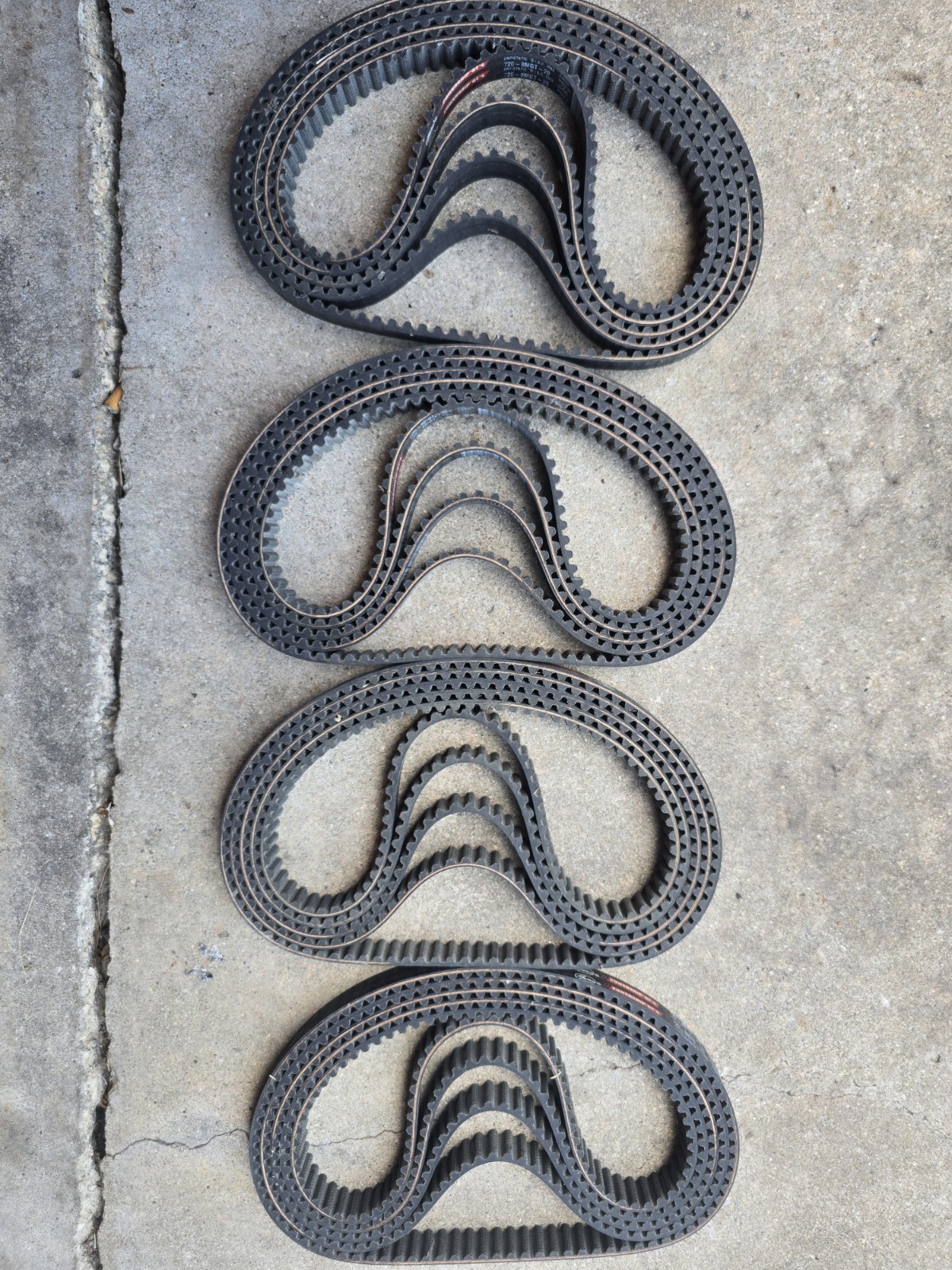(5) Gates PowerGrip GT4 720-8MGT-20 ANTISTATIC Belts