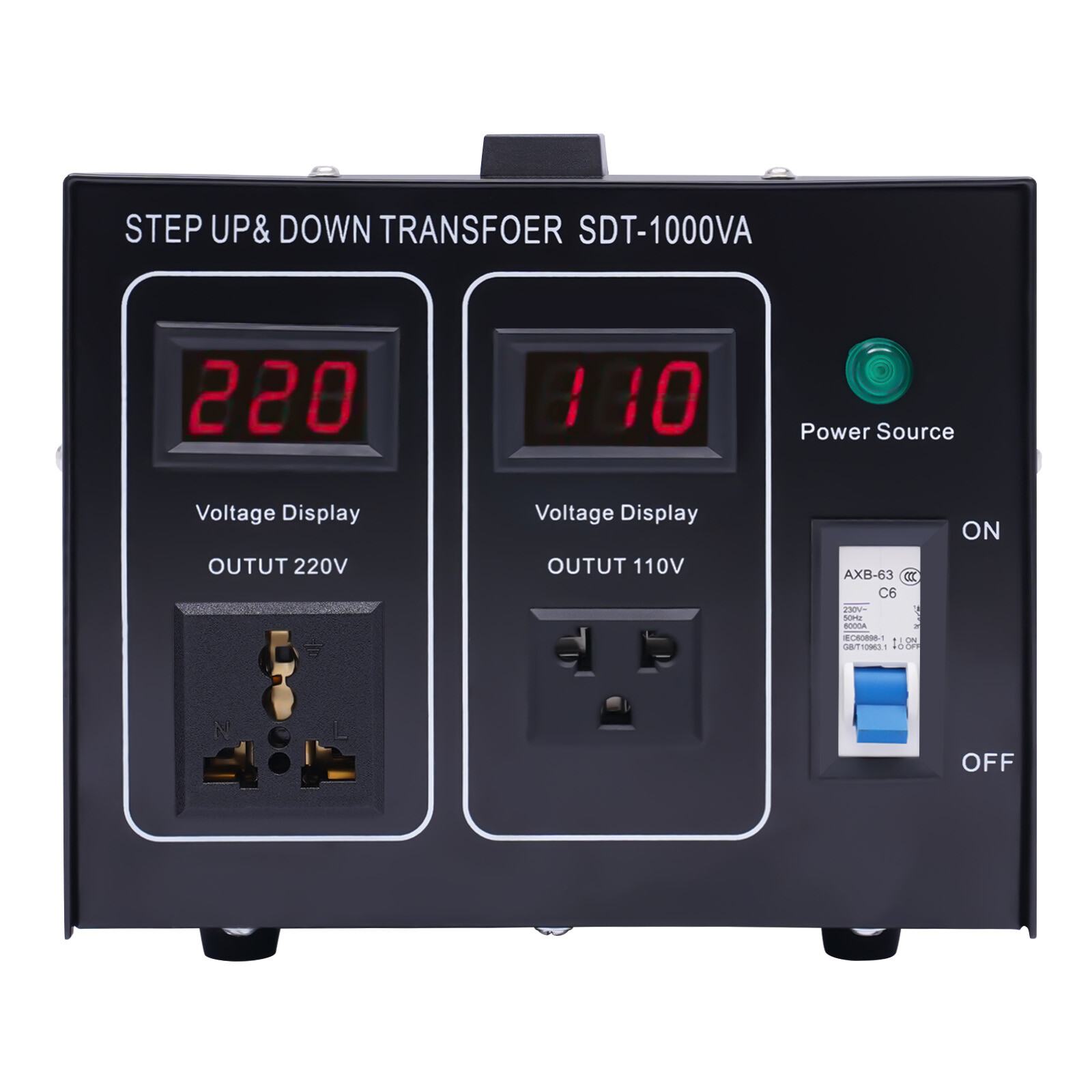 1000W Step Up Step Down Voltage Converter Transformer 220V to 110v 120v to 240V