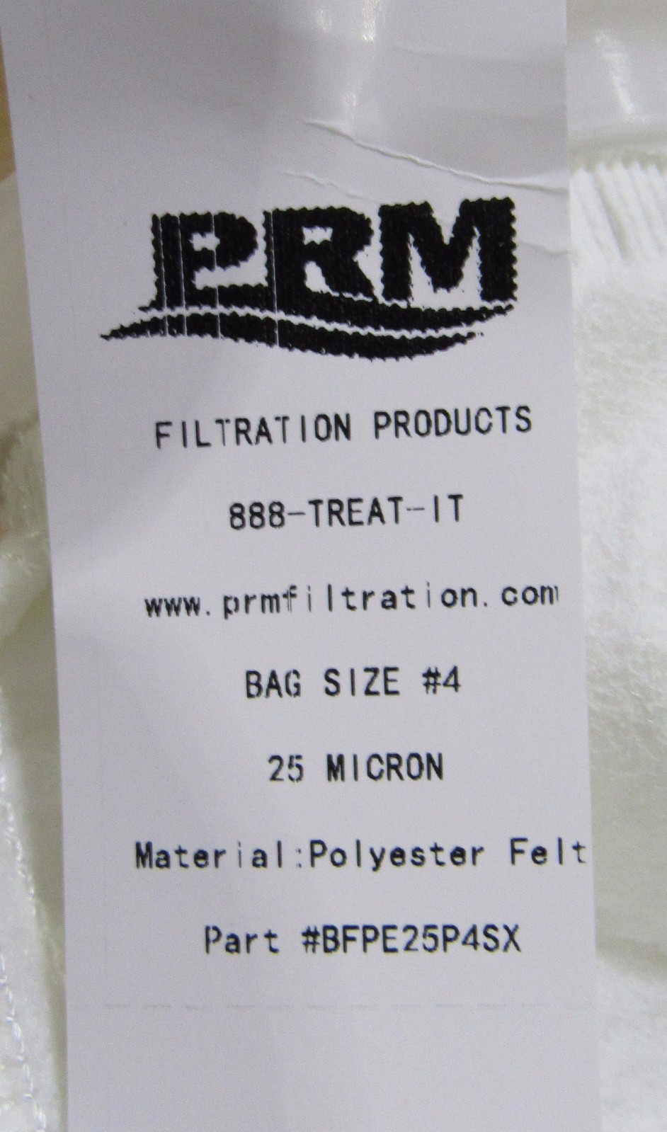 LOT OF 10 PCS PRM TRADE SIZE #4 FILTER BAGS 25 MICRON POLYESTER FILTER BAGS NIB