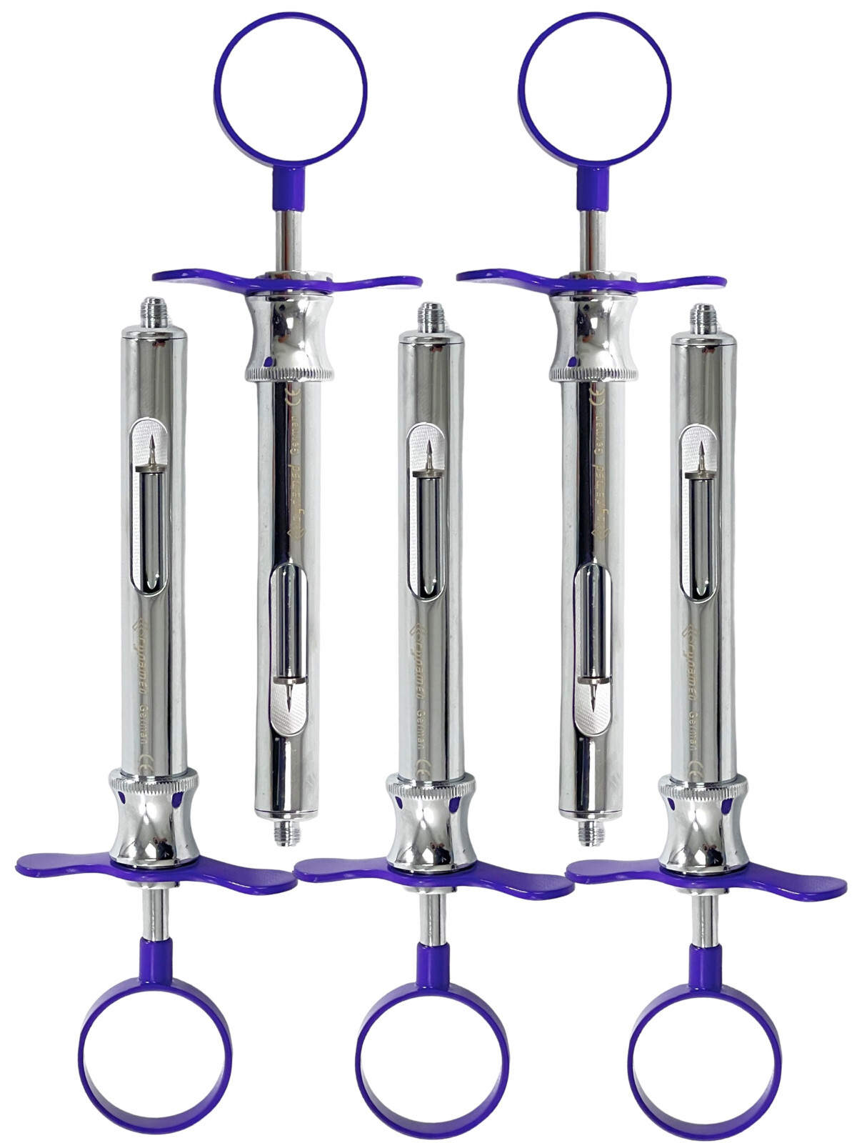 ArTLaB-5pc SET – DENTAL SYRINGE 1.8cc DENTAL ANESTHETIC ASPIRATING TYPE CW – A++