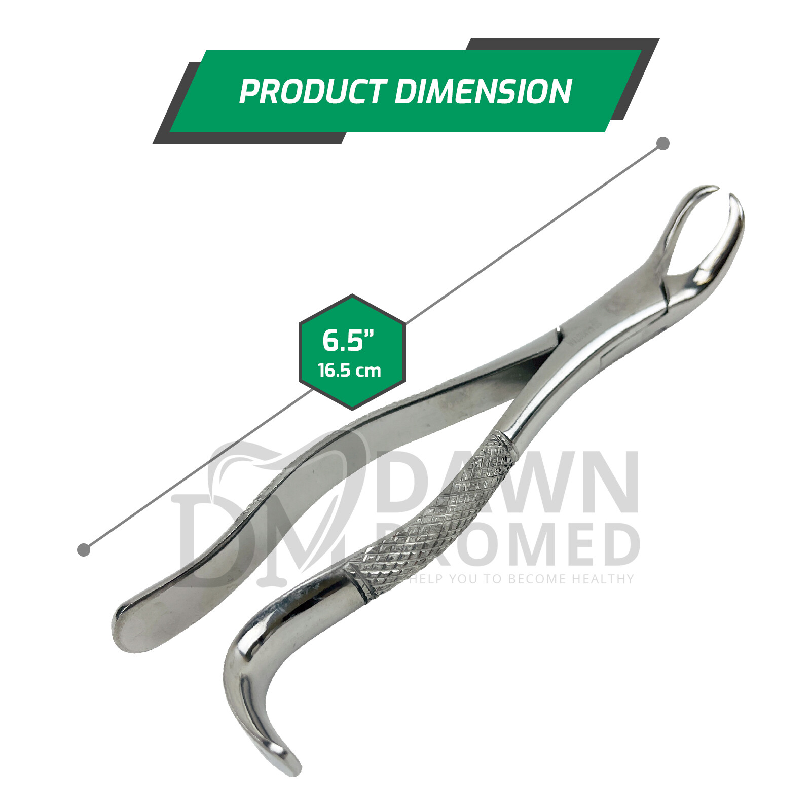 Dental Extracting Forceps #16 Cow horn beak For lower molars Surgical Dental