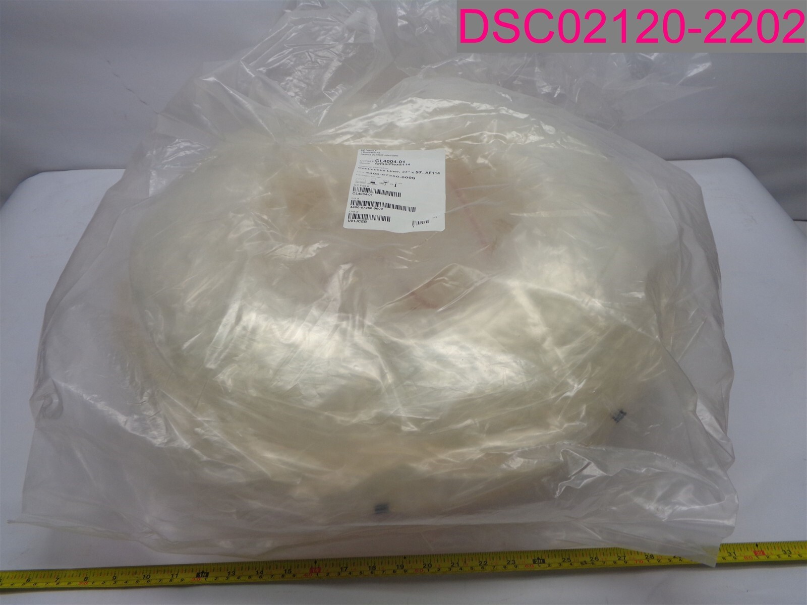 ILC Dover CL4004-01 ArmorFlex114 Continuos Liner 23″x50′ AF114