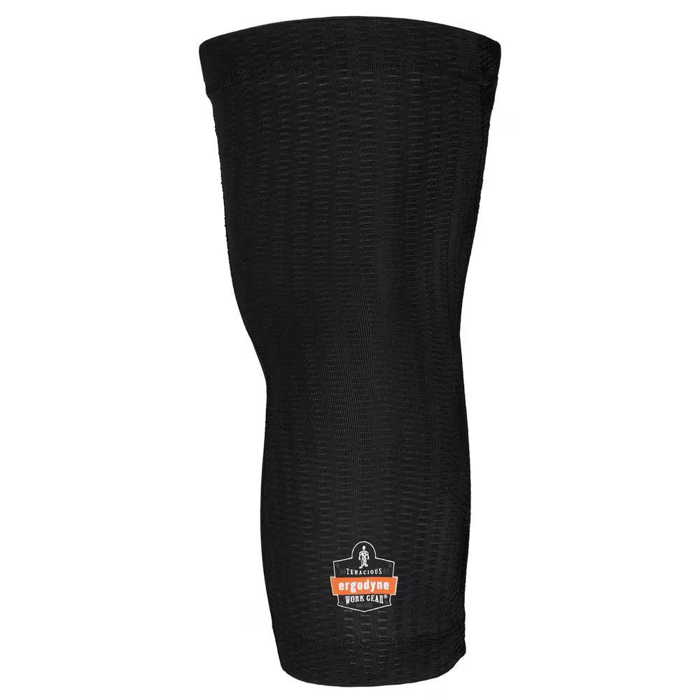 Proflex Black Padded Foam Soft Shell Knee Sleeves with Pull over Closure Light-W
