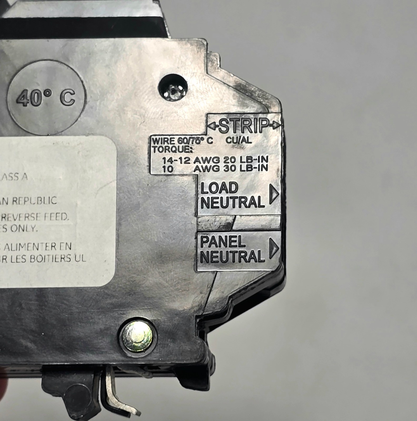 GE THQL11120 PDF 20A Dual Function Plug On Neutral AFCI/GFCI Circuit Breaker