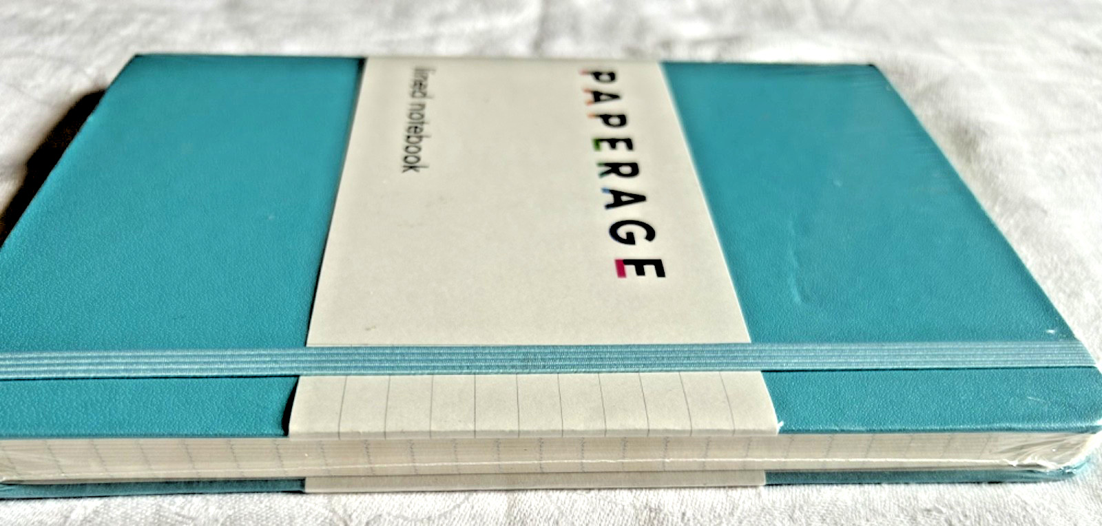 PAPERAGE Lined Notebook BLUE 160 Pages Journal 5.7″x8″ Sealed Package w/ Flaw