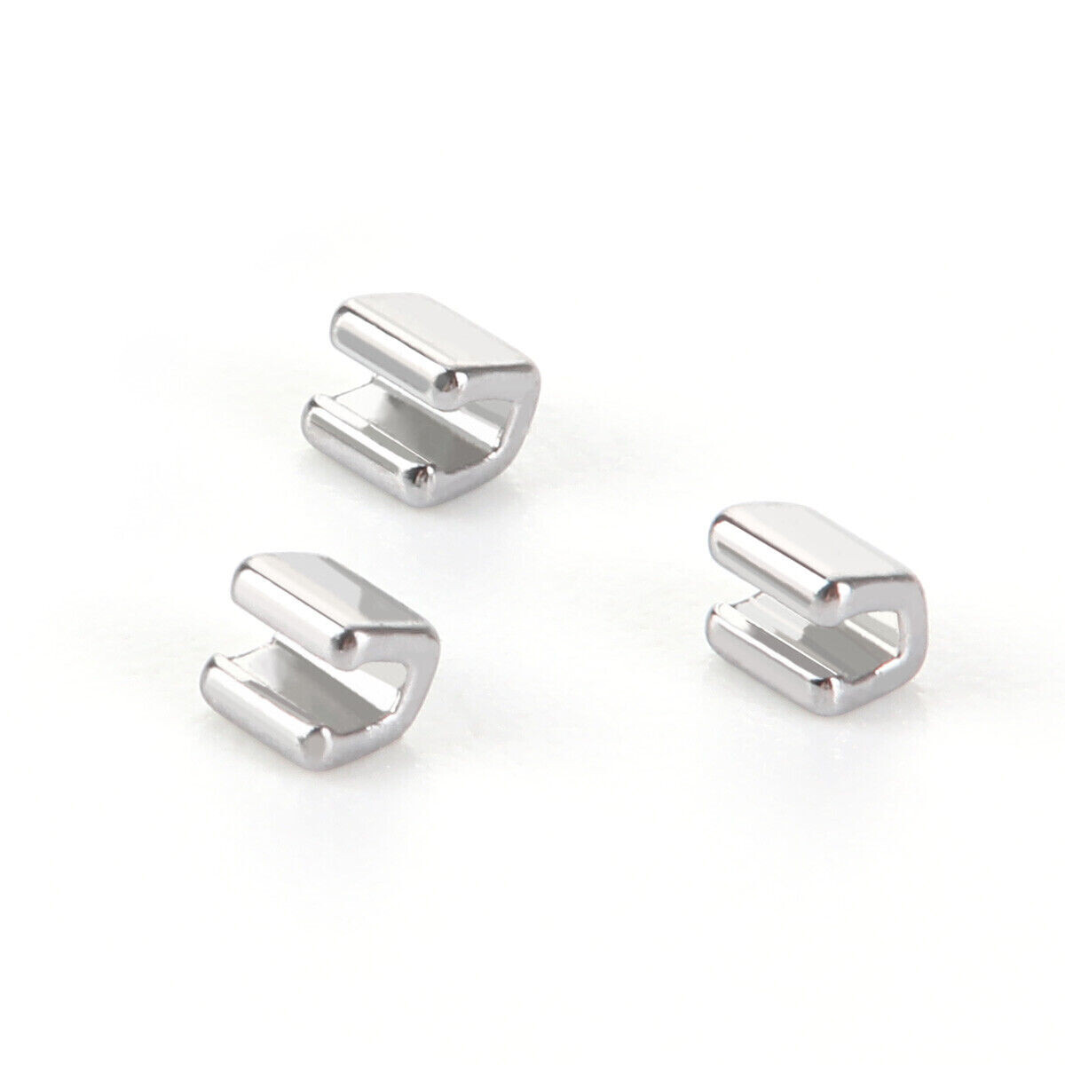 10Pcs/Pack Dental Orthodontic Stainless Stee Crimpable Hooks Stops Opened Type