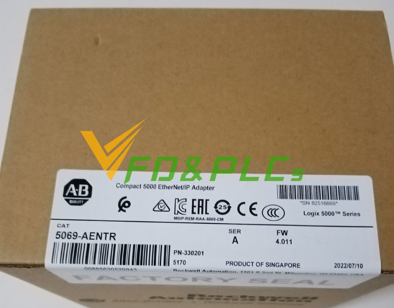 New Sealed5069-AENTR Compact 5000 EtherNet/IP Adapter 5069AENTR