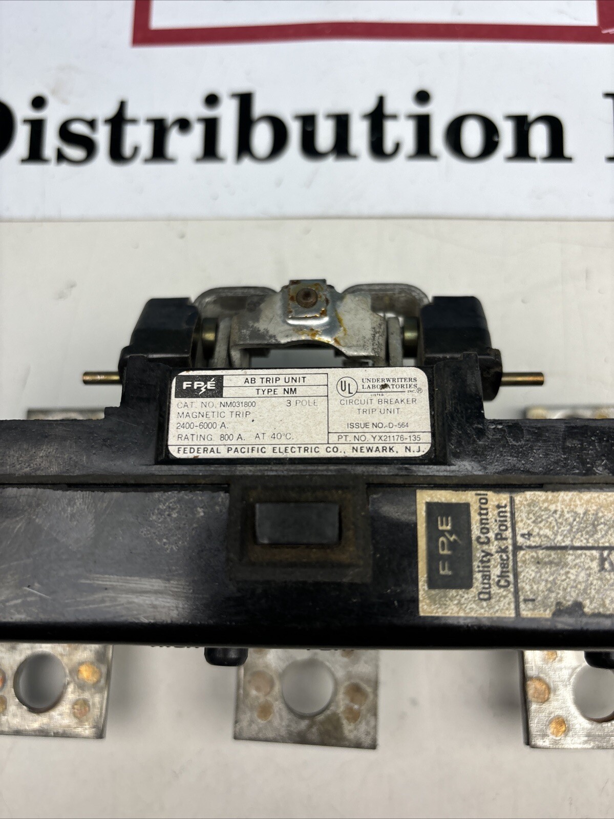 FEDERAL PACIFIC ELECTRIC NM031800 / NM031800 (USED TESTED CLEANED)