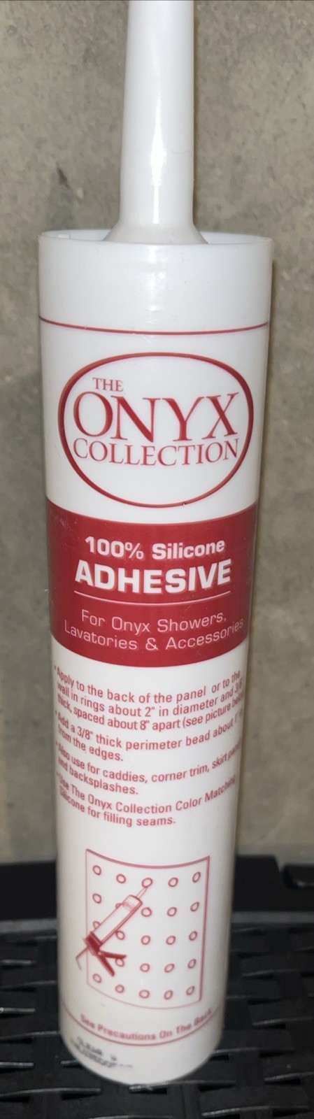 The Onyx Collection 100% Silicone Adhesive Sealant 1410 Industrial RTV NEW