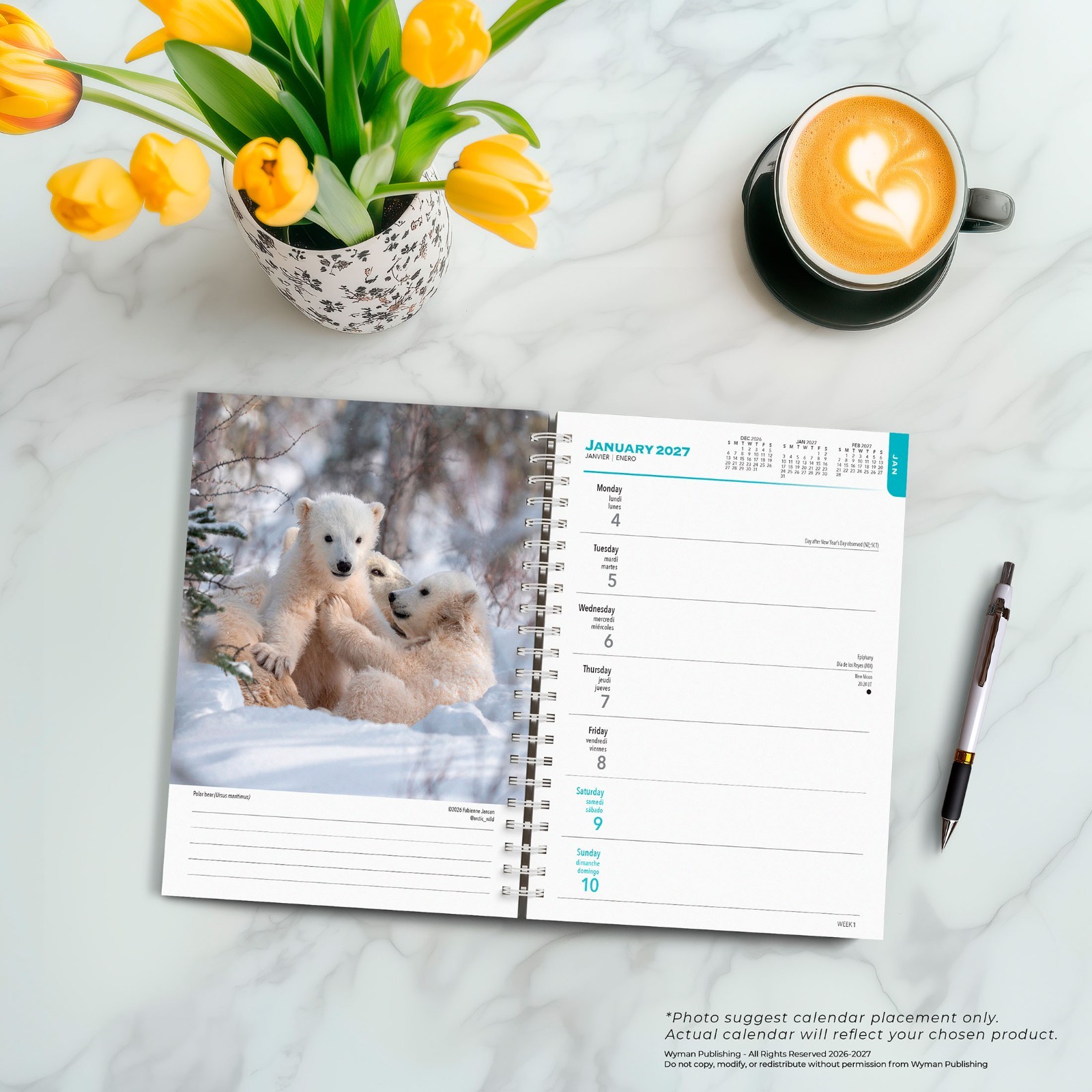 Canadian Geographic Wilderness OFFICIAL | 2027 6×7.75″ Wire-O Engagement Planner