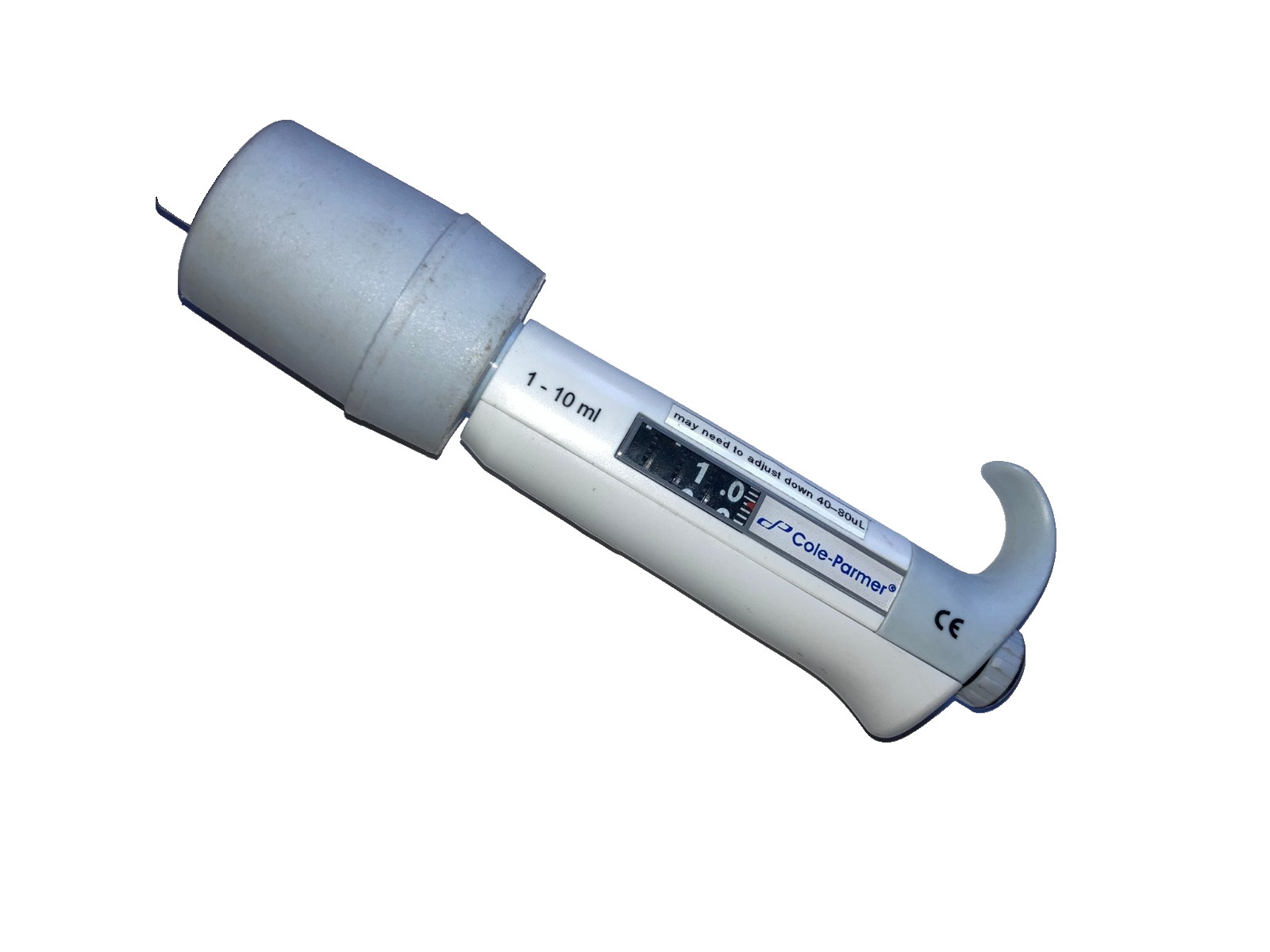 Cole-Parmer Adjustable Pipette 1–10 mL | Fully Autoclavable | Single-Channel