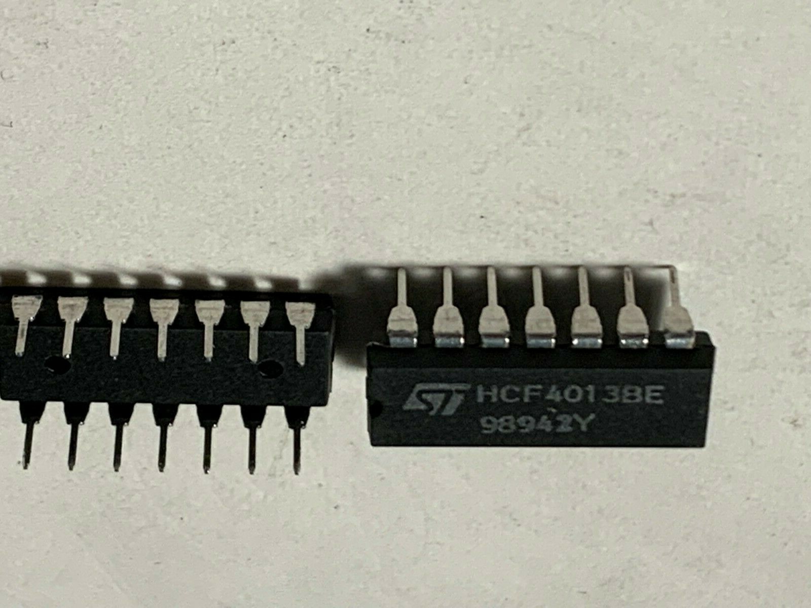 HCF4013BE-STMicroelectronics IC-Dual D-Type Flip Flop- DIP-14.