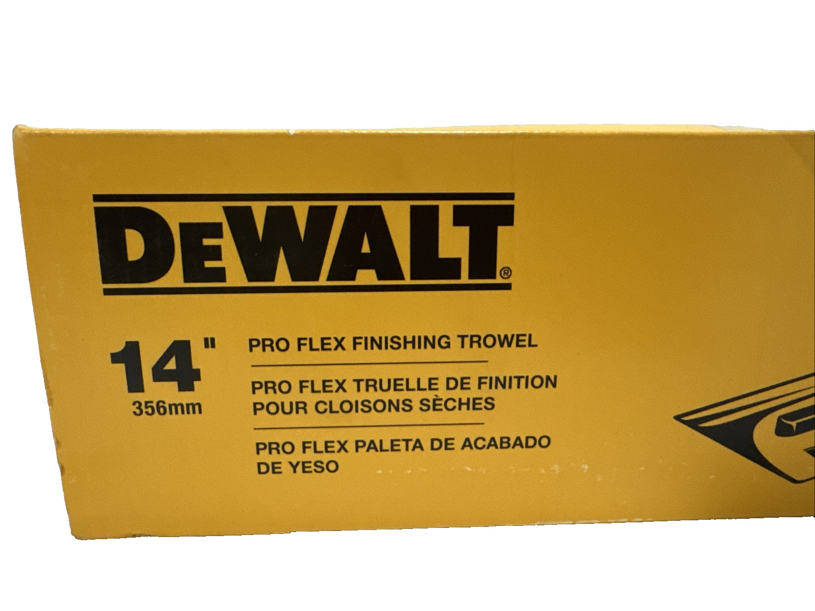 DEWALT Pro Drywall Finishing Trowel, 14 in. Stainless Steel Blade, DXTT 2-982
