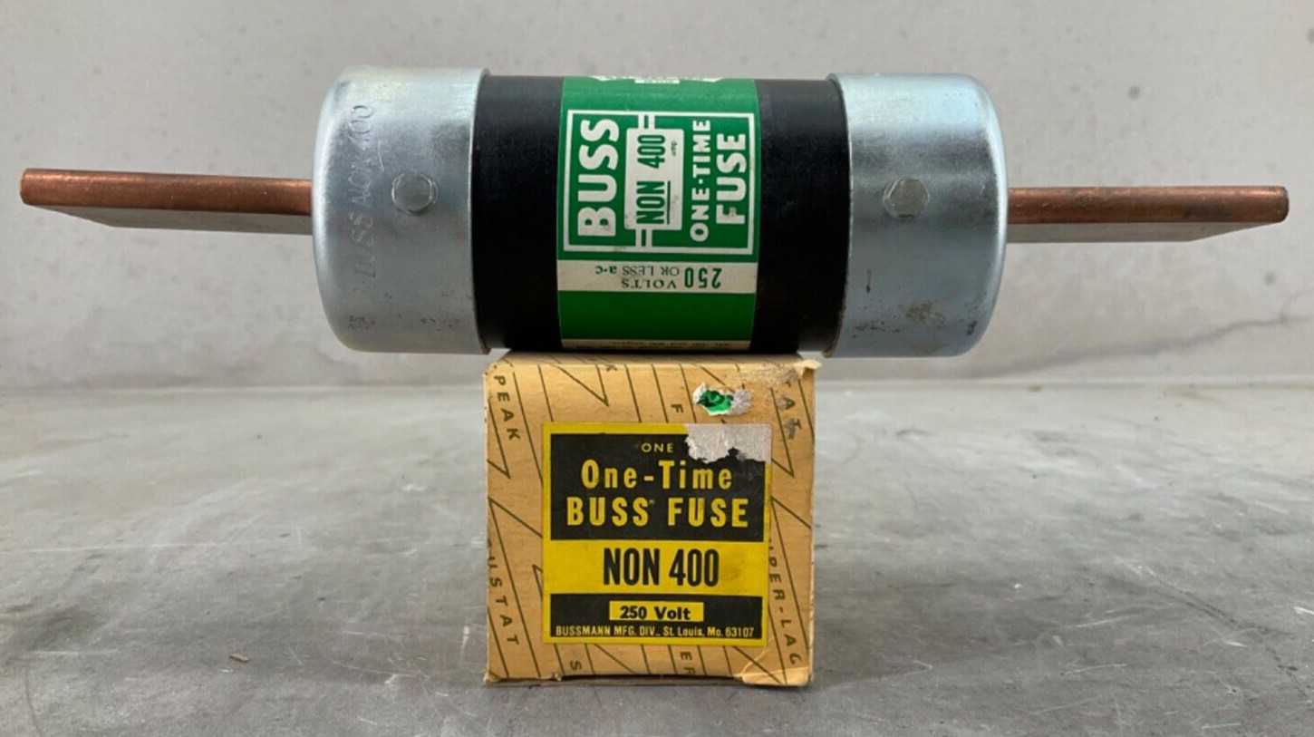 NEW BUSSMAN NON 400 ONE-TIME BUSS FUSE 250V