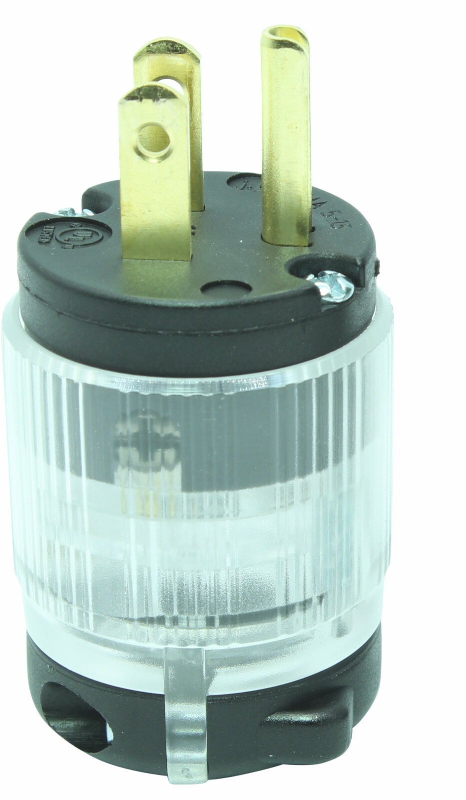 Lighted Male 520-PV-LIT Power Cord Repair 20 Amp 5-20P Straight Blade Plug 125V