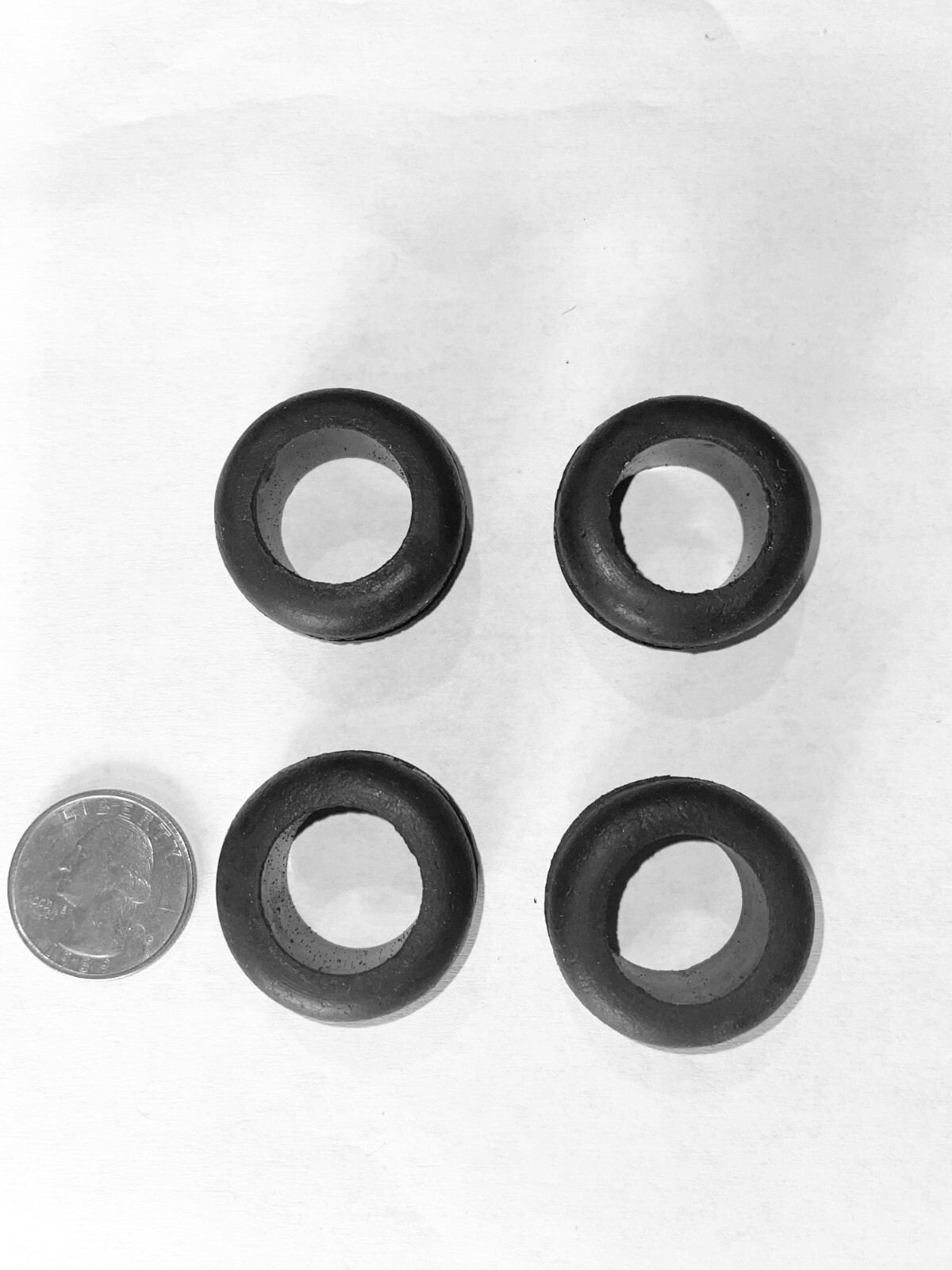 Rubber Grommet Fits 1″ Hole in 3/16″ Thick Panel – Has 3/4″ Center Hole