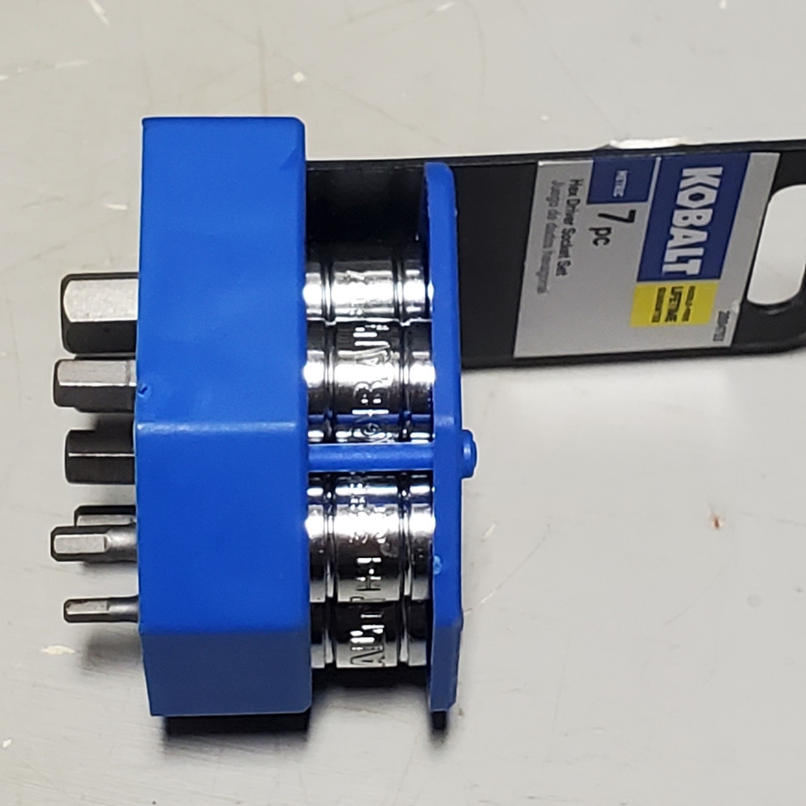 Kobalt 7 Piece Metric Hex Driver Socket Set, NEW