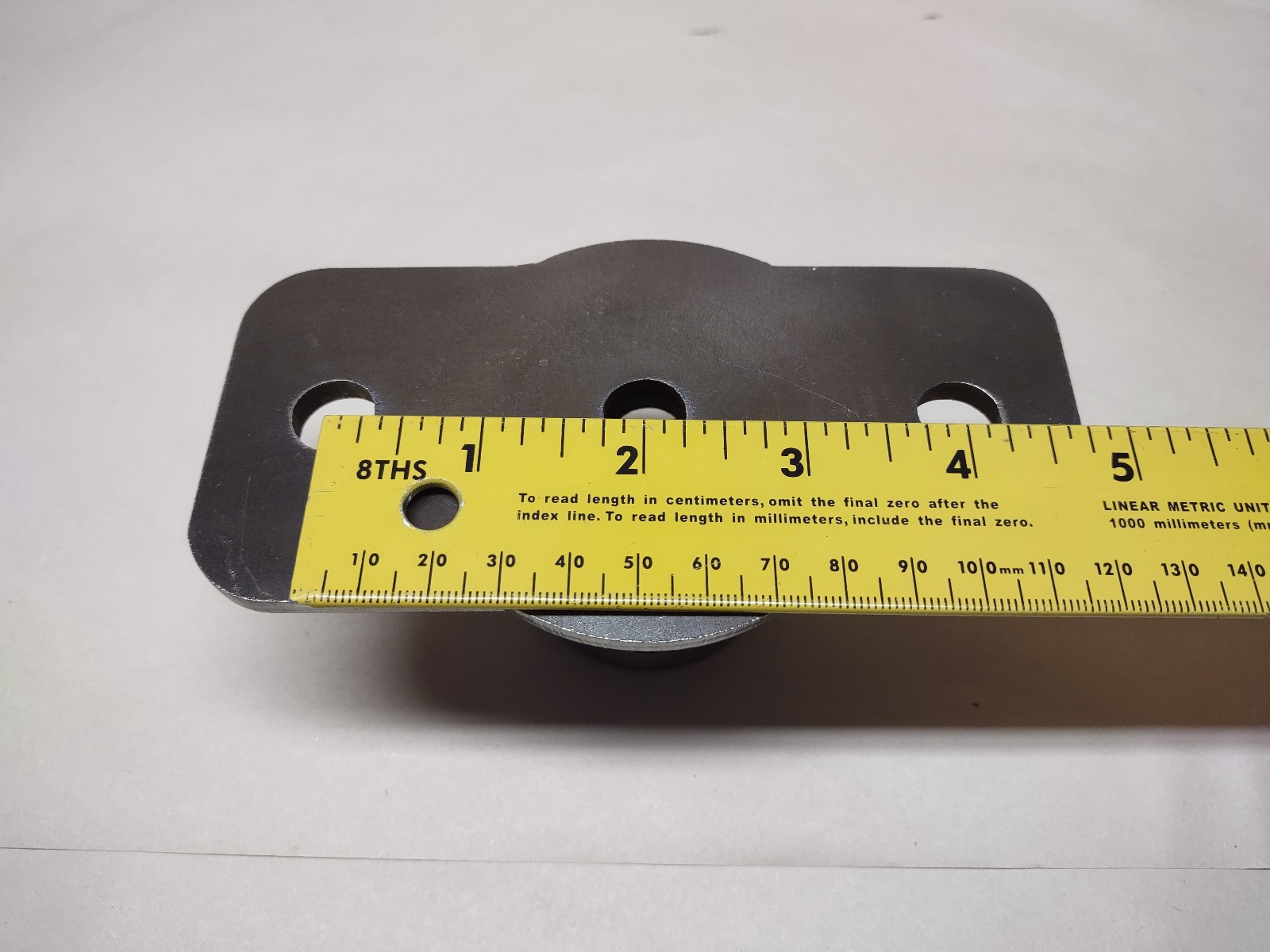 BOLT ON JACK MOUNTING TUBE / SPUD – METAL SWIVEL MOUNT – TRAILER JACK REPLACMENT