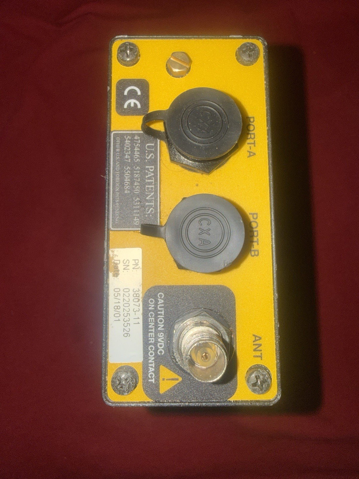 Trimble DGPS GPS Receiver Module 38073-11 w/ Port A, Power & Ant Connectors