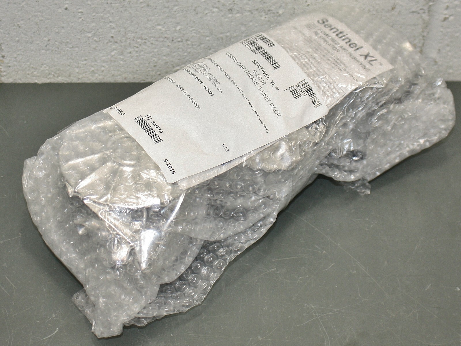 Sentinel XL CBRN PAPR System S-5000-01, Cartridges S-2016, S-2003 Battery S-2002