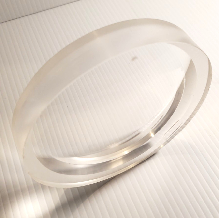 Barium Fluoride BaF2 Glass Concave Convex Optics 127mm Lens New 2nd Quality