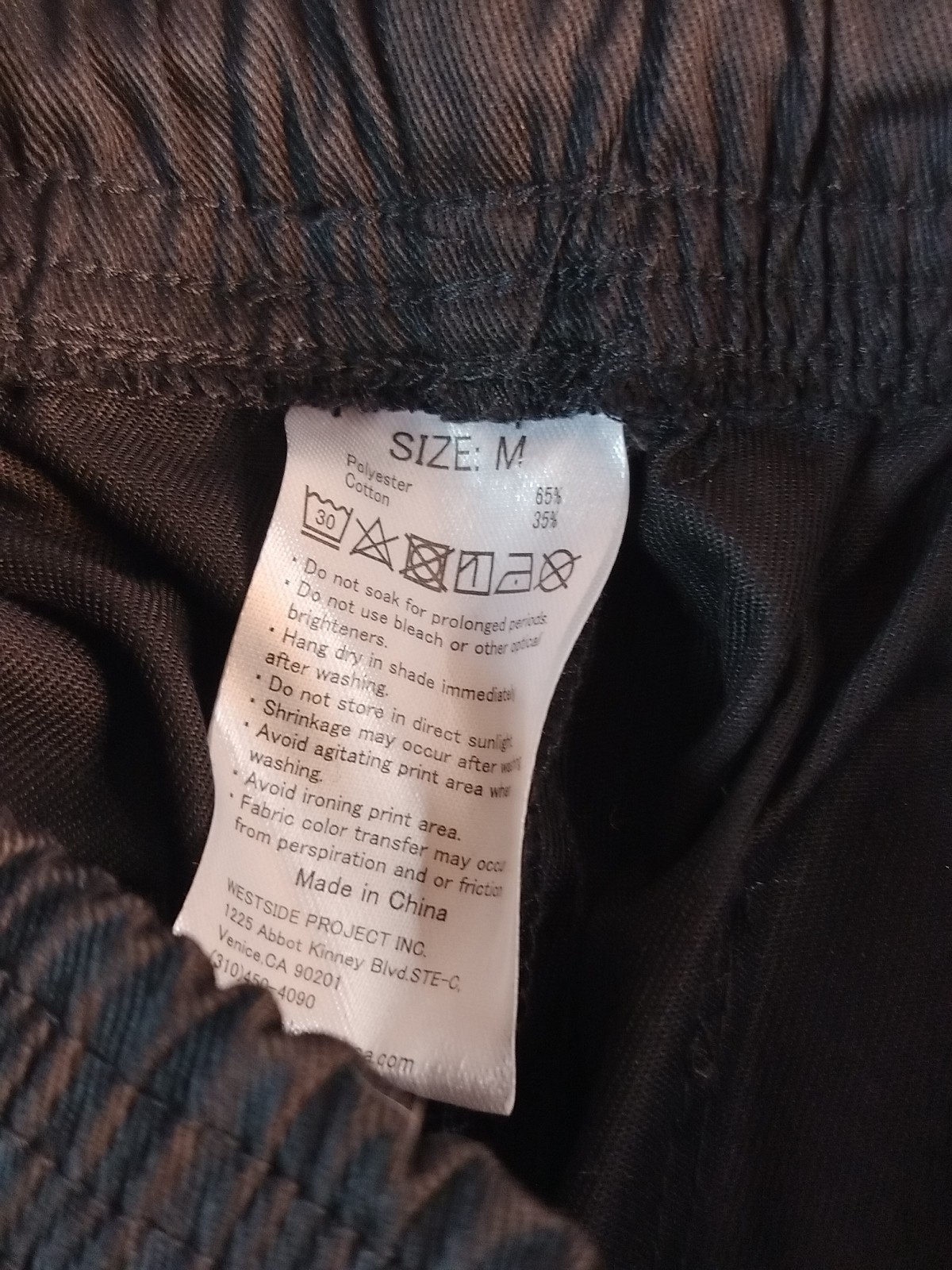 Chef’s Wear Cookman Black Shorts Adult Size Medium *New