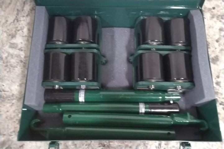 Hilman Rollers KBSP-4P 4 Ton Load Capacity 2-7/8 In Roller Dia Bull Dolly Kit