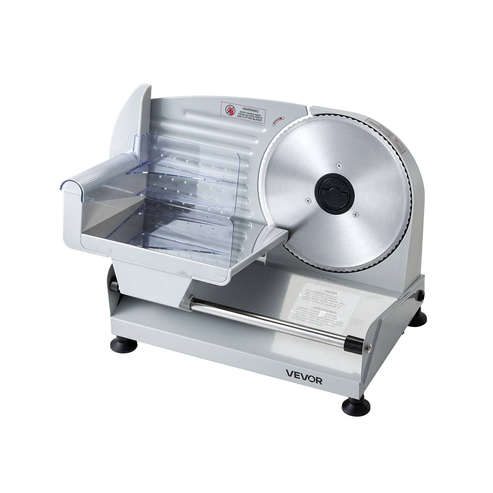 VEVOR Electric Meat Slicer with 7.5″ SUS420 Blade & 0-0.6″ Adjustable Thickness