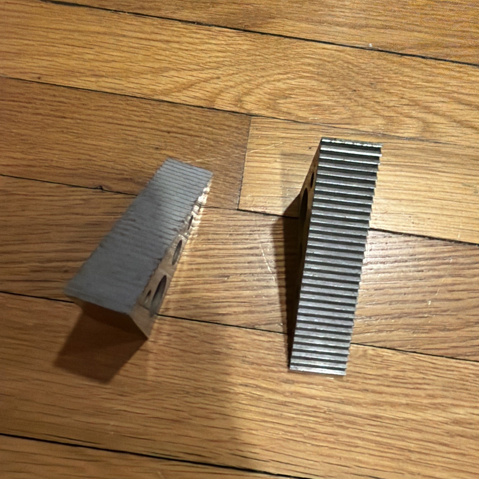 Industrial Step Blocks Set 2 Pc 3.5” Base Used Nice