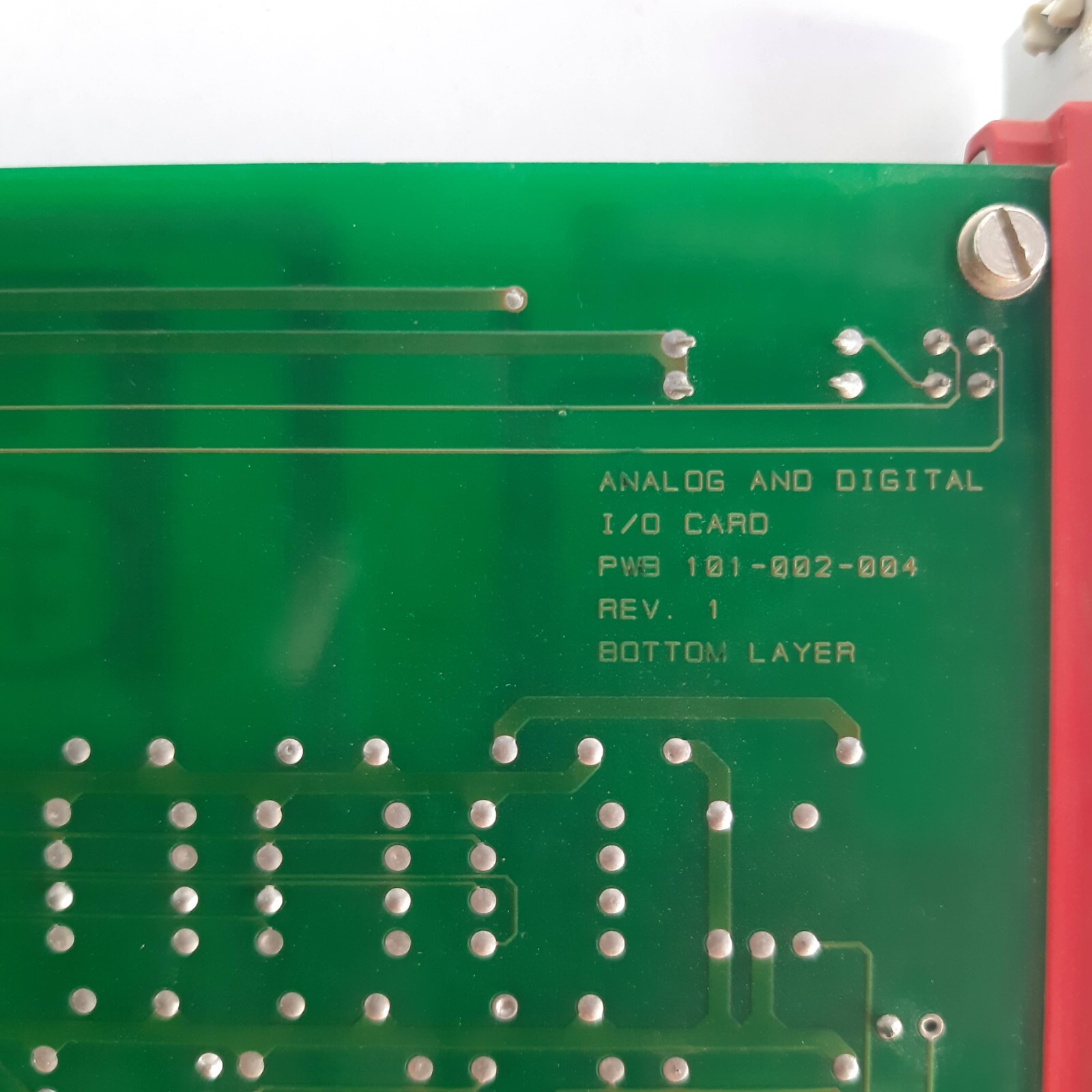 Pwd 101-002-004 Analog And Digital I/O Card Rev.1