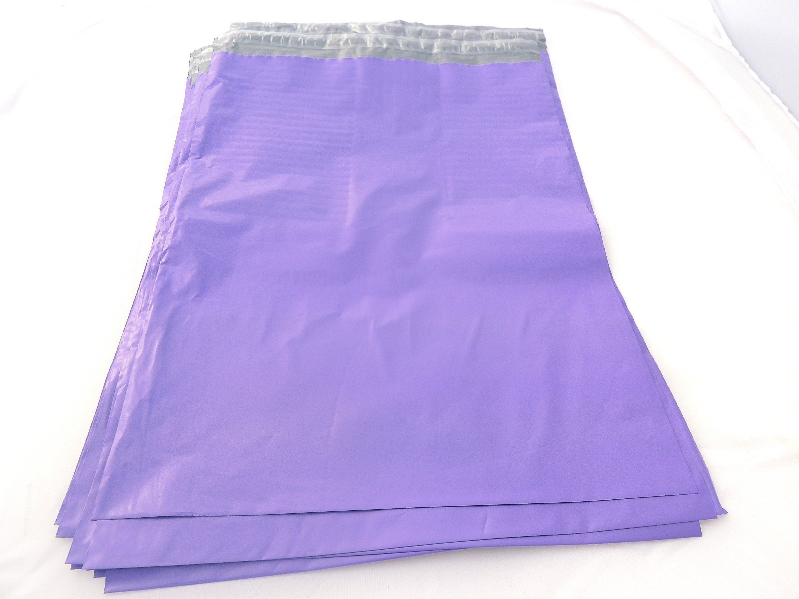 100 Pink Purple 7×10 Flat Poly Postal Mailer Envelopes, Self Seal USPS Shipping