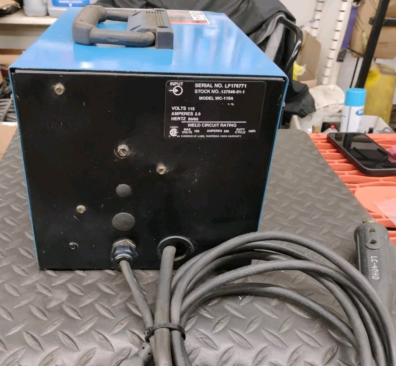Miller WC-115A Weld Control Unit, Fantastic Condition Refurbished,Tested Ready