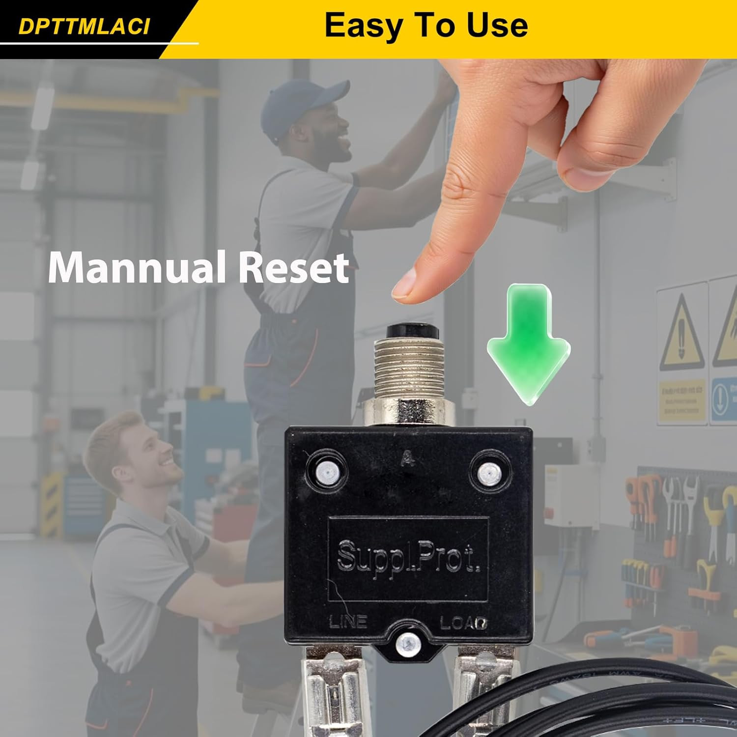 2Pack Circuit Breakers- 3A/5A Resettable Fuse Kit Professional HVAC Tool Circuit
