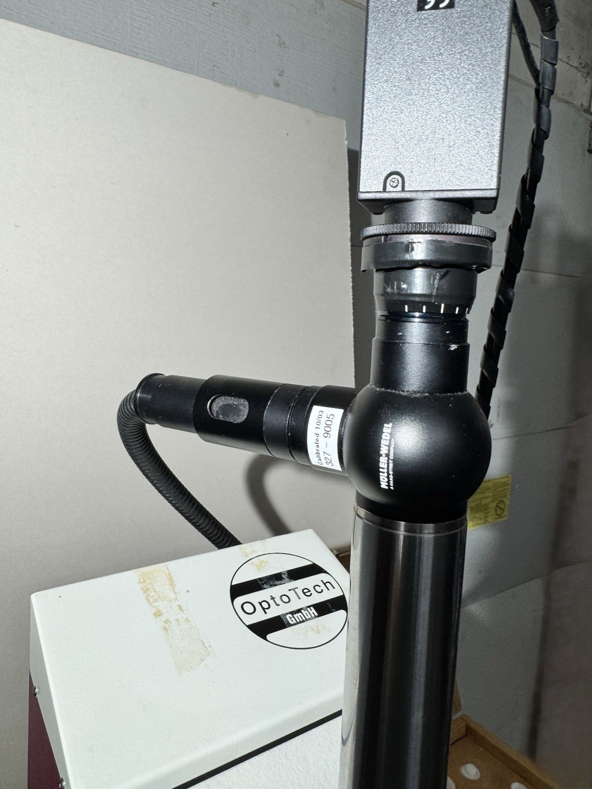 Opto Tech AZP2 HP Moller Wedel Autocollimator w/ Light Source Set Of Lenses +
