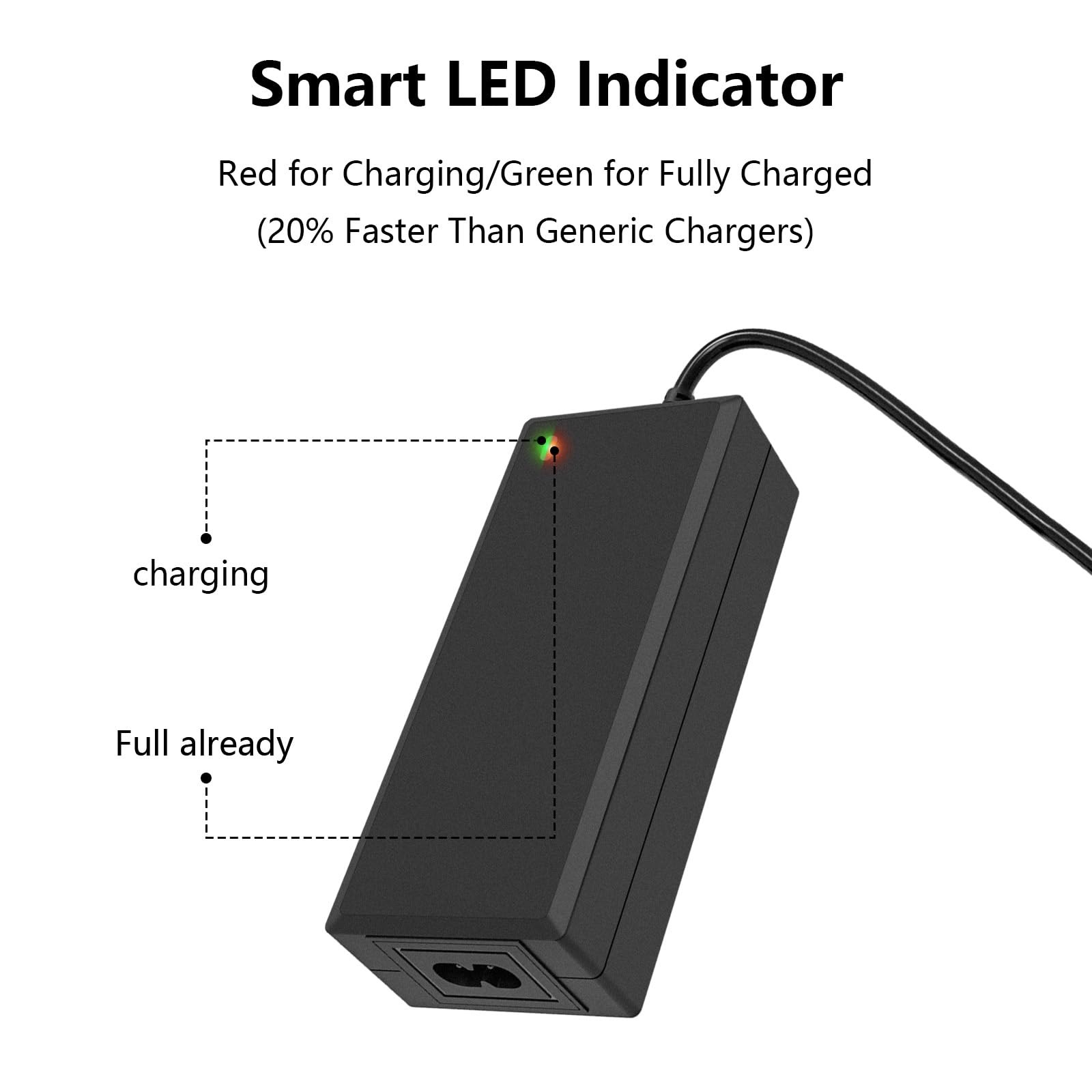 24V 2A 3-Pin XLR Connector Charger Substitute