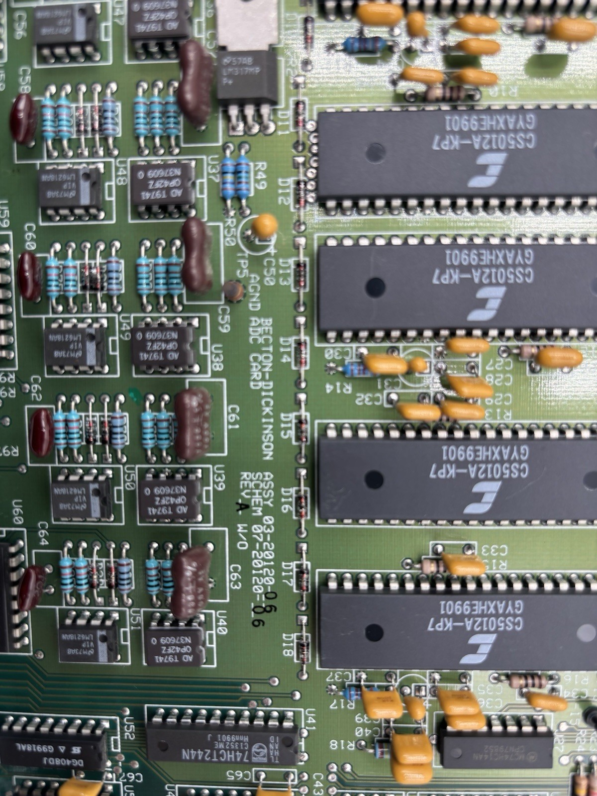 Becton-Dickinson BD FACSCalibur AGND ADC CARD 03-20120-06