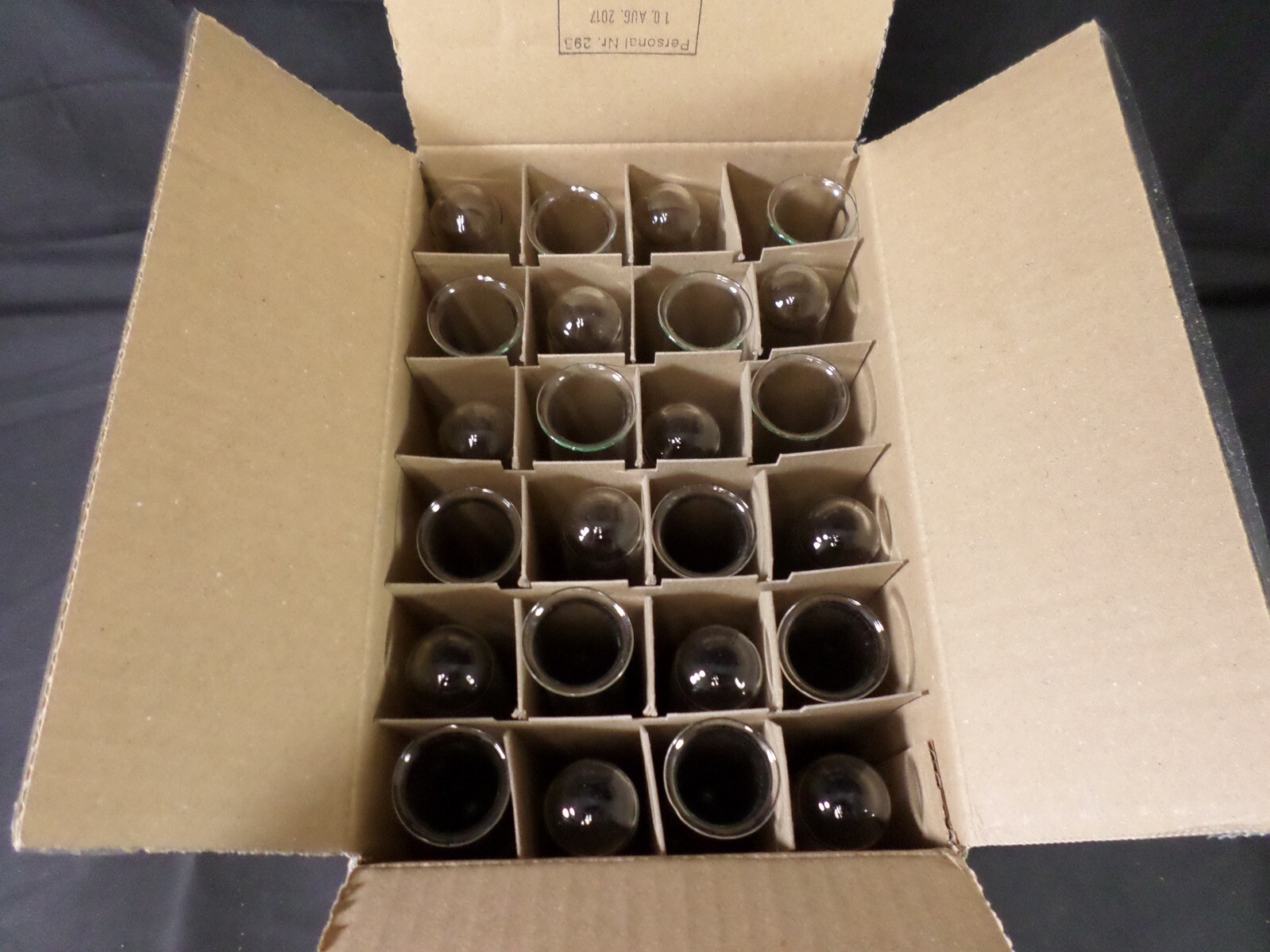 KIMBLE Glass 75mL Kimax-51 25x200mm Beaded Rim Test Tube 45050-25200 (24/Pack)