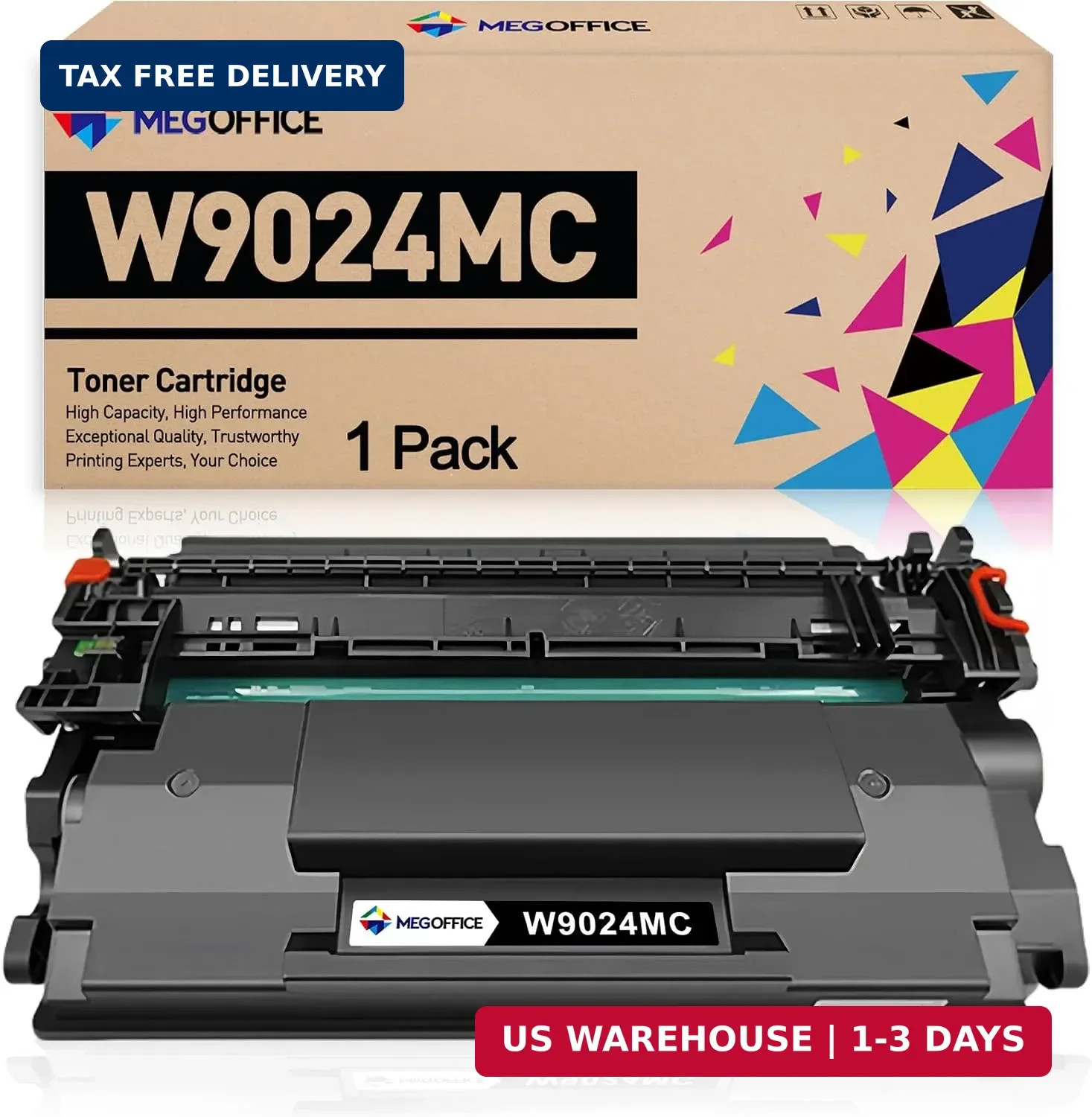 Compatible W9024MC W9024 Black High Yield Toner Cartridge Replacement