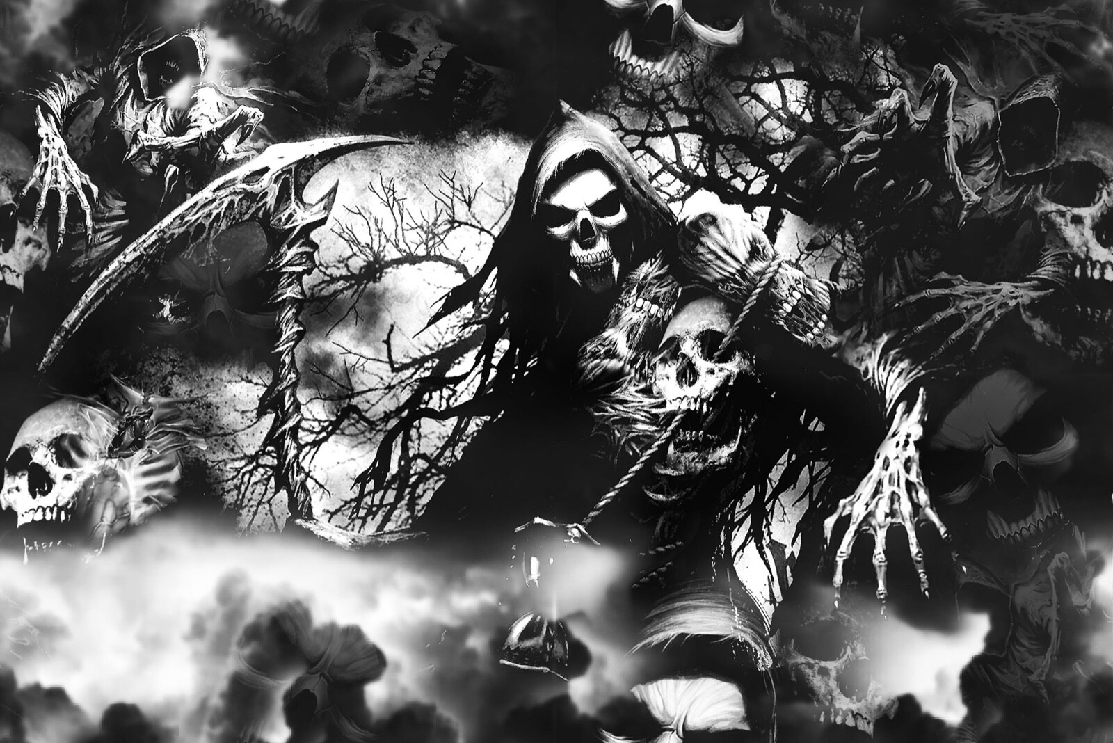 HYDROGRAPHIC FILM SKULLS Geepers Reapers 7′ x 20″ of film hydro dipping DIP APE